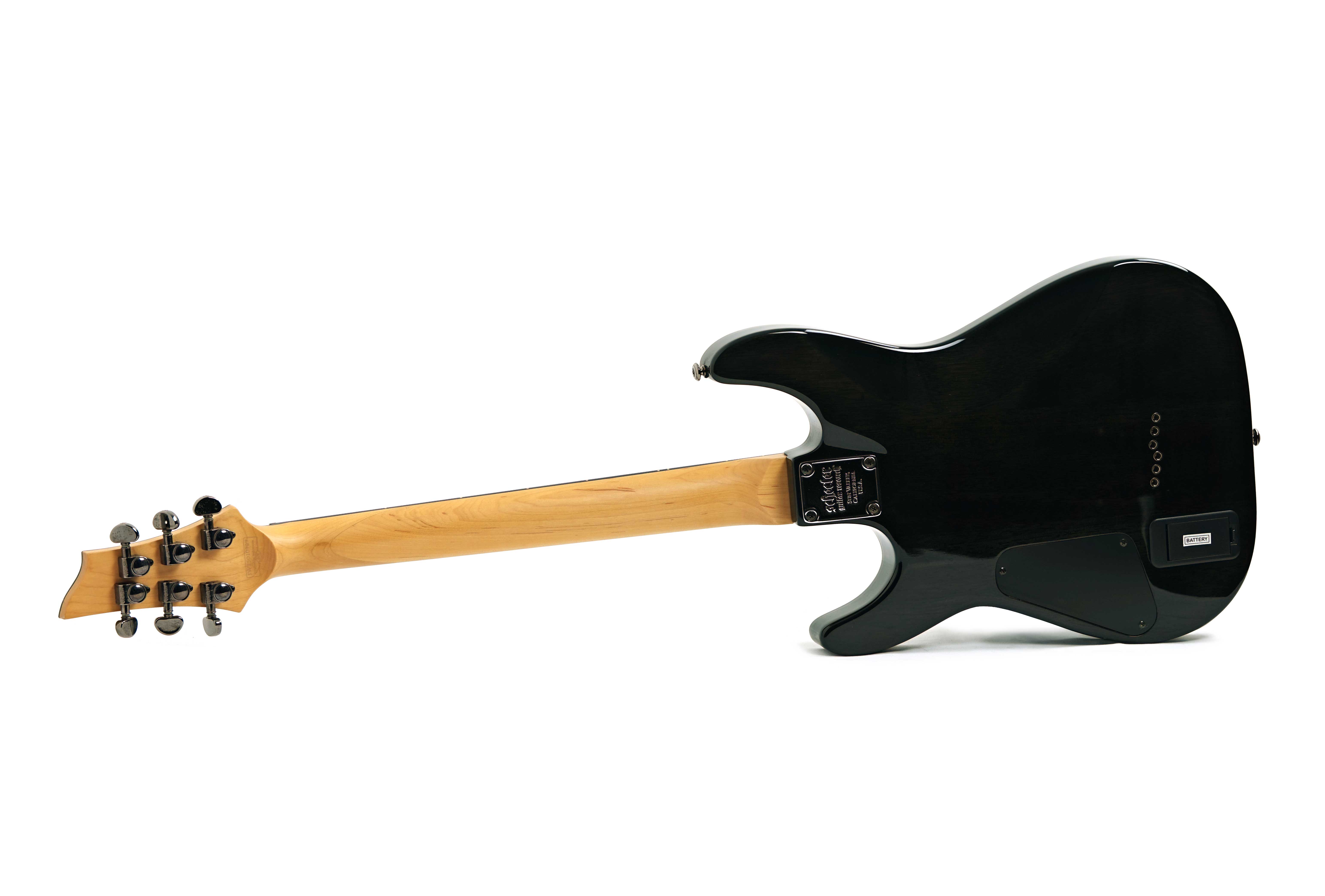 Schecter 2015 Damien Elite-6 Trans Black Burst (Pre-Owned) #IW15010727