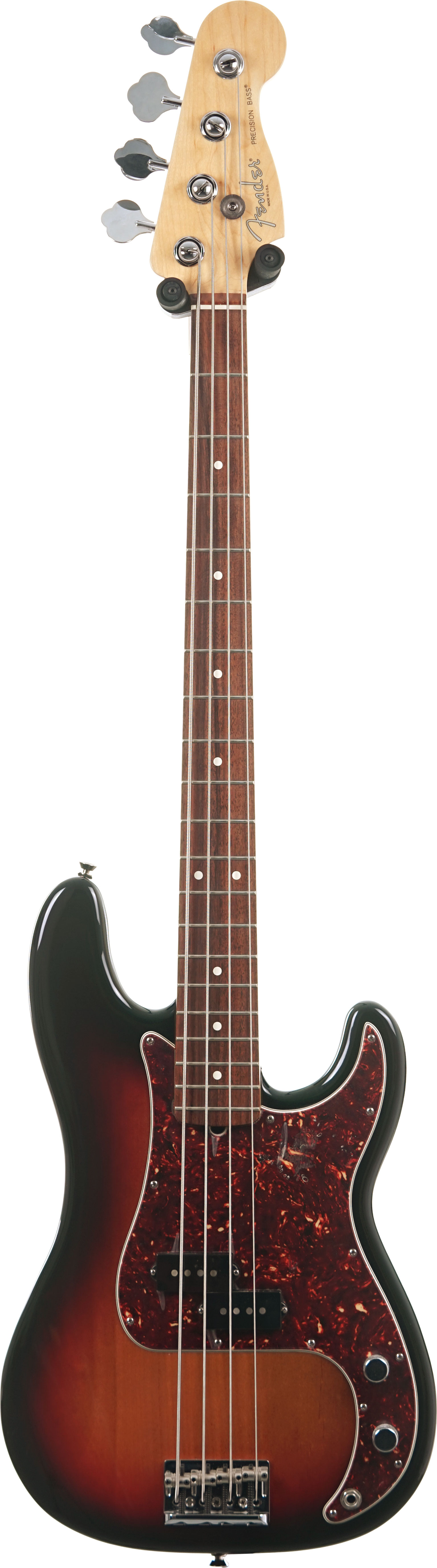 Fender American Standard Precision Bass Rosewood Fingerboard 3-Colour Sunburst 4-Ply Brown Shell Pickguard (Pre-Owned) #Z8159662	