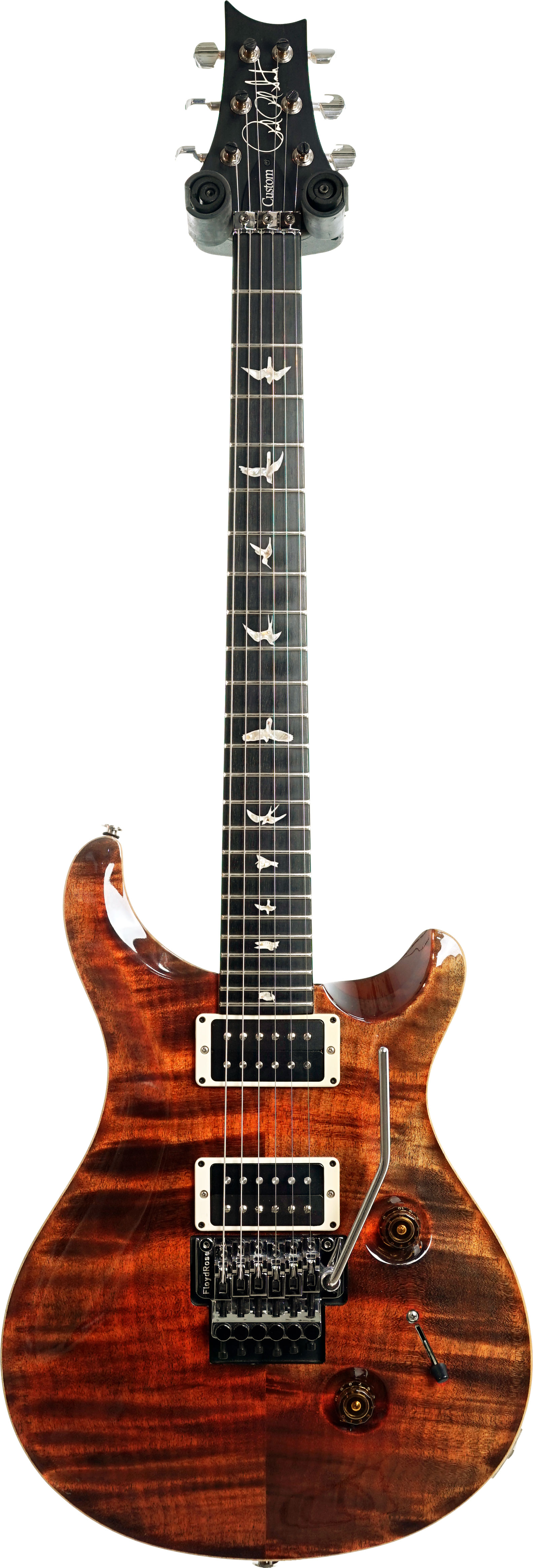 PRS 2014 Custom 24 Floyd Rose Orange Tiger (Pre-Owned) #14210464