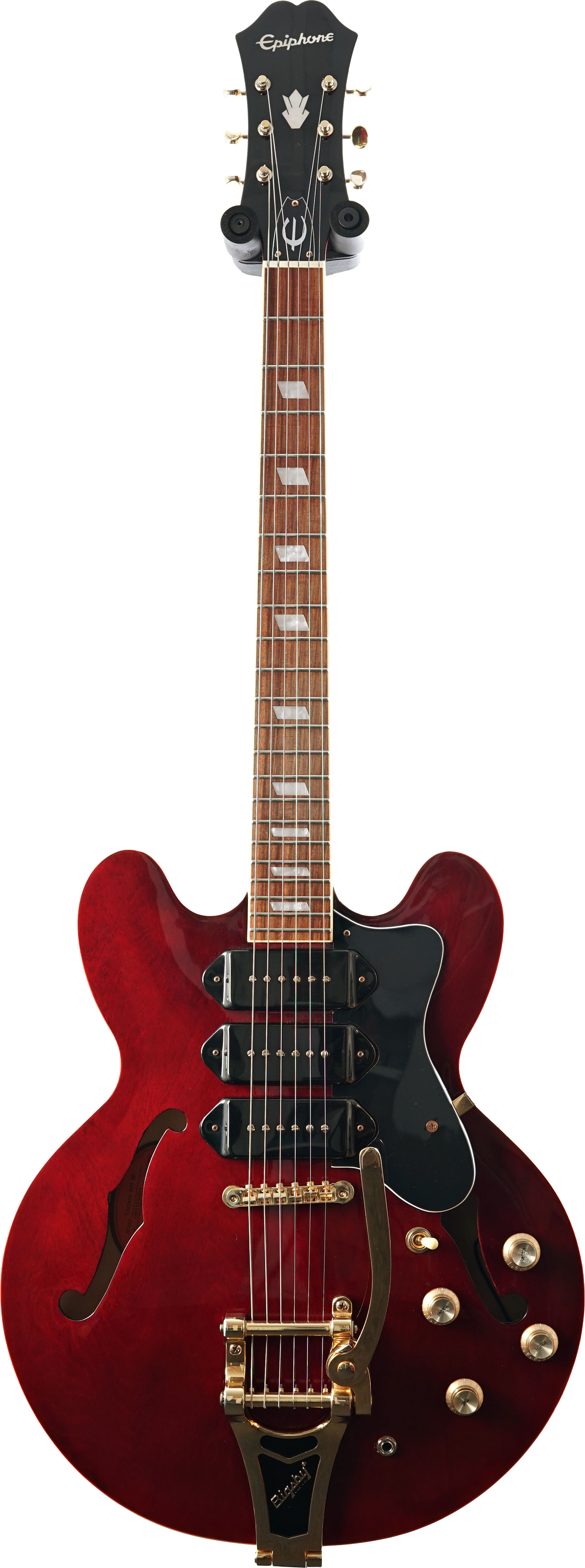 Epiphone Limited Edition Riviera Custom P93 3 Pickup Wine Red with Bigsby (Pre-Owned) #19011500551