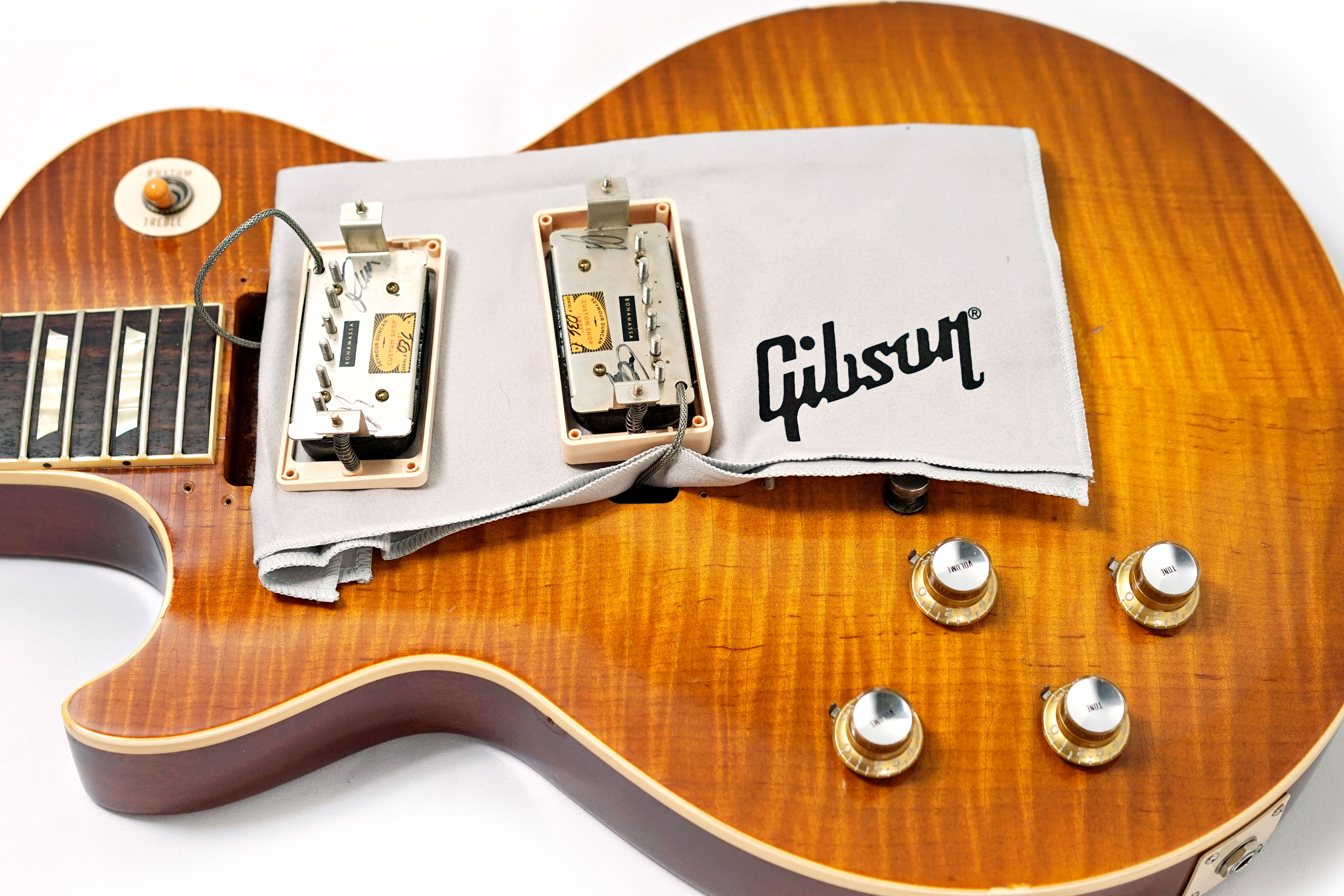 Gibson Custom Shop 2013 1960 Les Paul Standard Lightly Aged Lemon Burst Left Handed (Pre-Owned) #03351