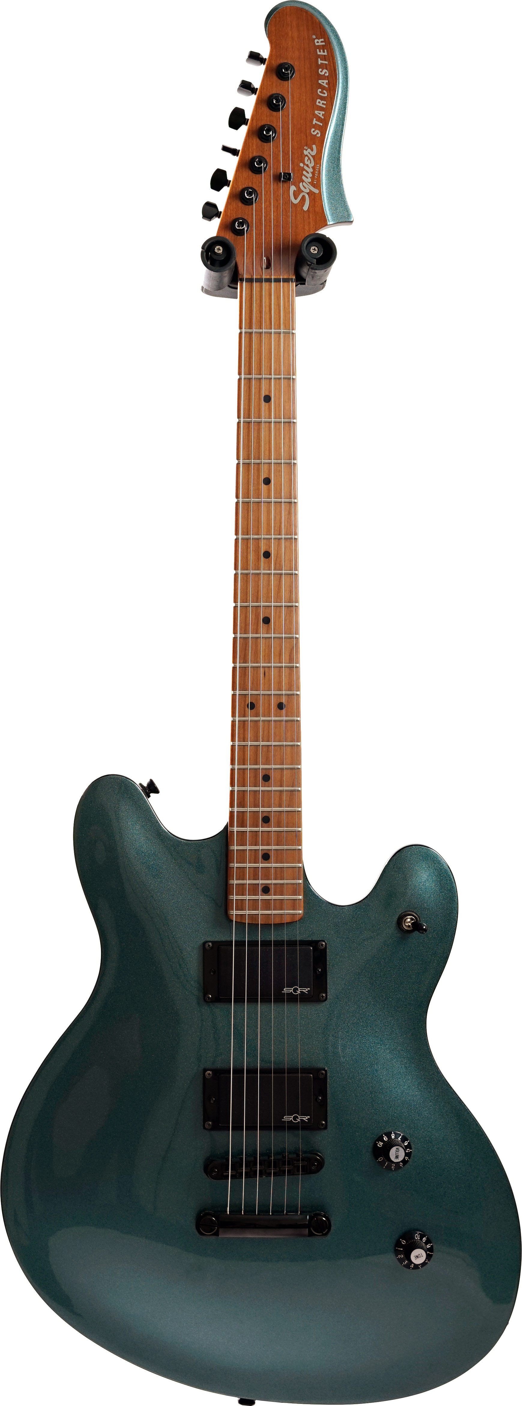 Squier 2022 Contemporary Active Starcaster Gunmetal Metallic (Pre-Owned) #ISSI22010467