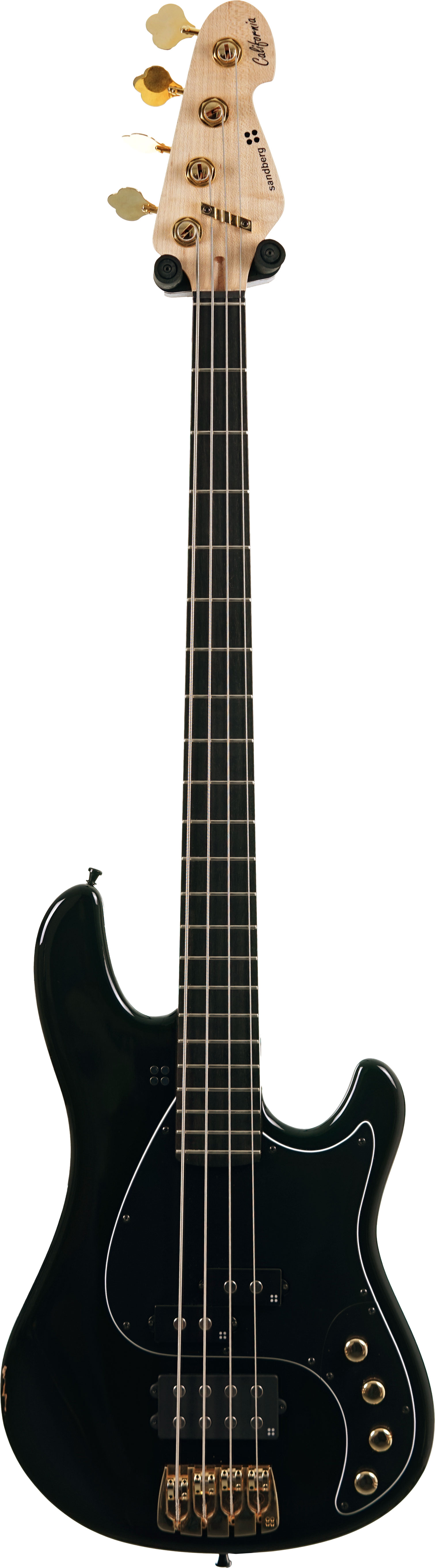Sandberg California II VM Greenline Highgloss Black Ebony Fingerboard (Pre-Owned) #42229