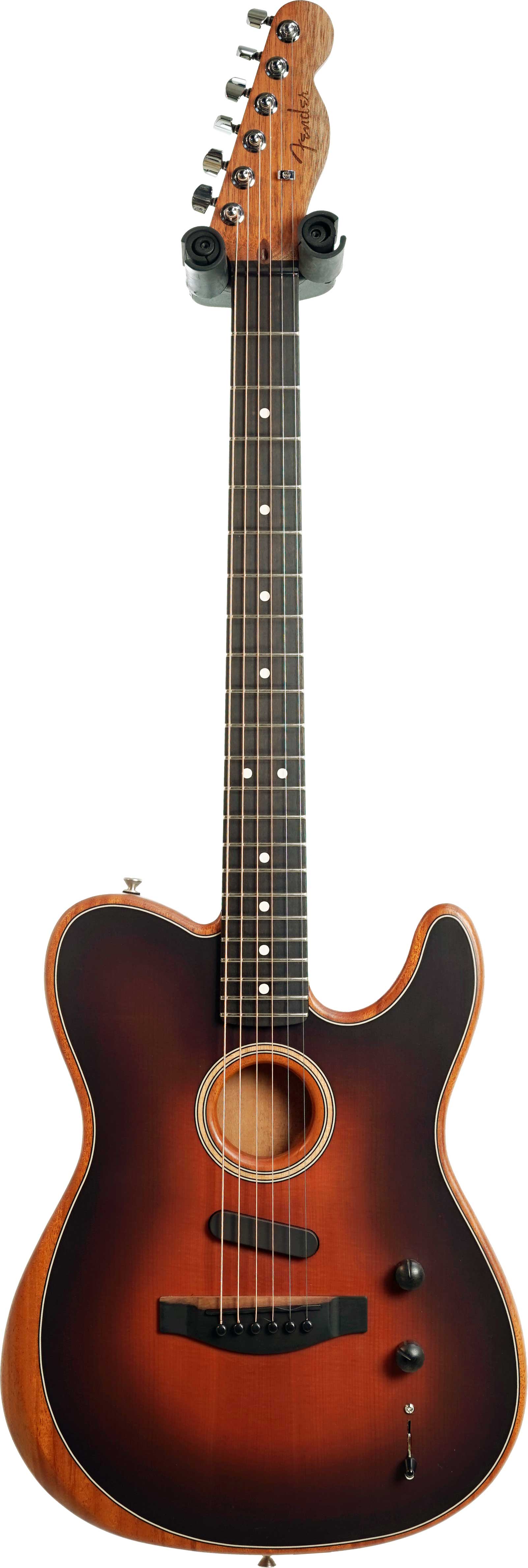 Fender 2021 American Acoustasonic Telecaster Ebony Fingerboard Sunburst (Pre-Owned) #US212989A
