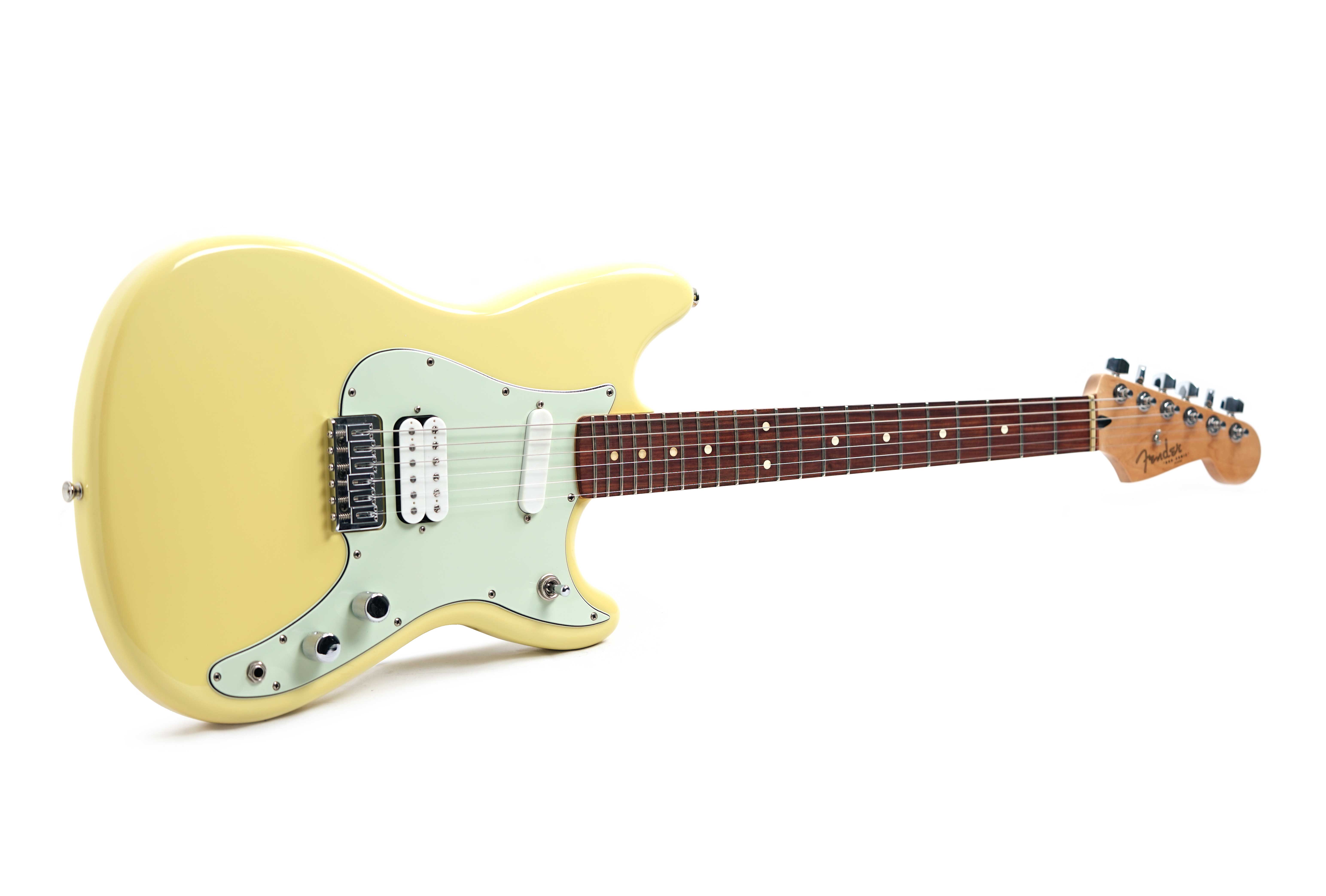 Fender 2017 Offset Duo Sonic HS Canary Diamond Pau Ferro Fingerboard (Pre-Owned) #MX17917018