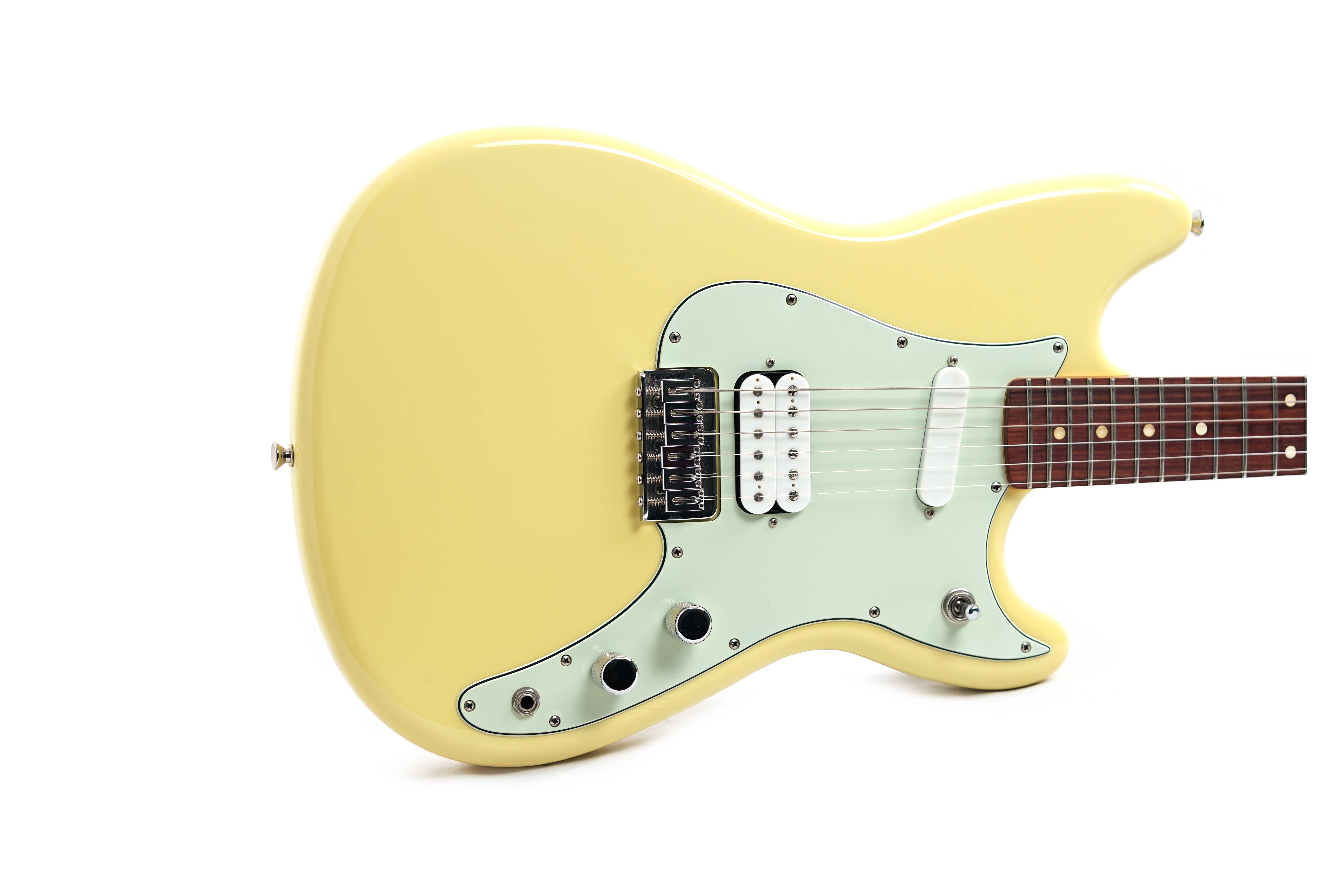 Fender 2017 Offset Duo Sonic HS Canary Diamond Pau Ferro Fingerboard (Pre-Owned) #MX17917018