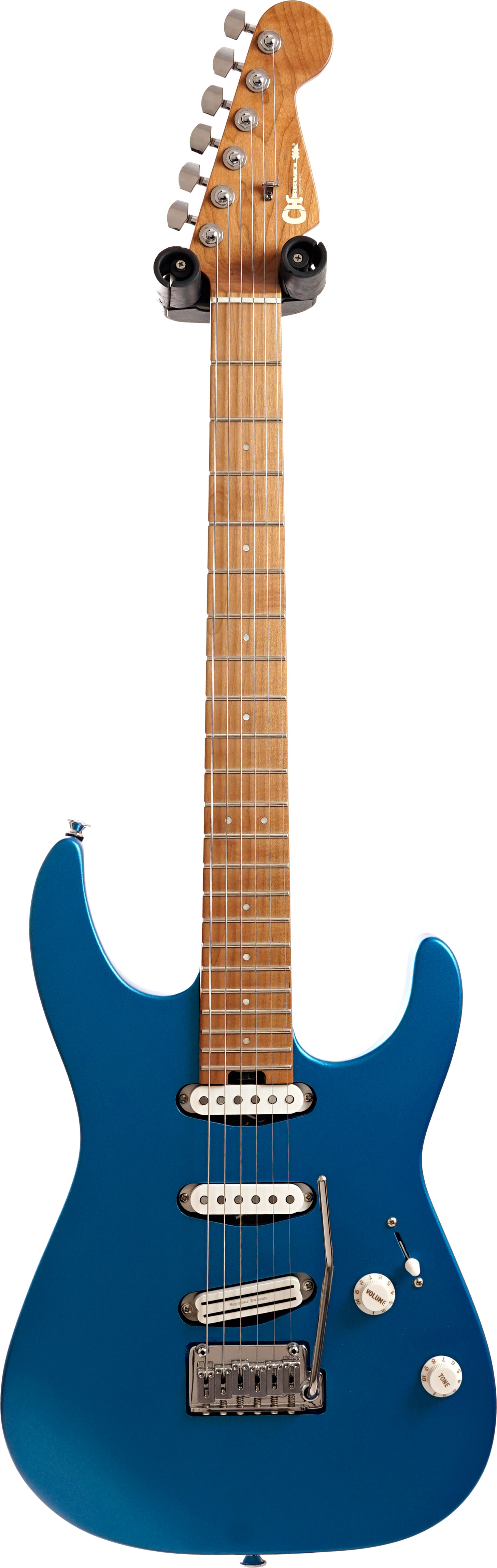 Charvel Pro-Mod DK22 SSS 2PT CM Caramelized Maple Fingerboard Electric Blue (Pre-Owned) #MC22011000