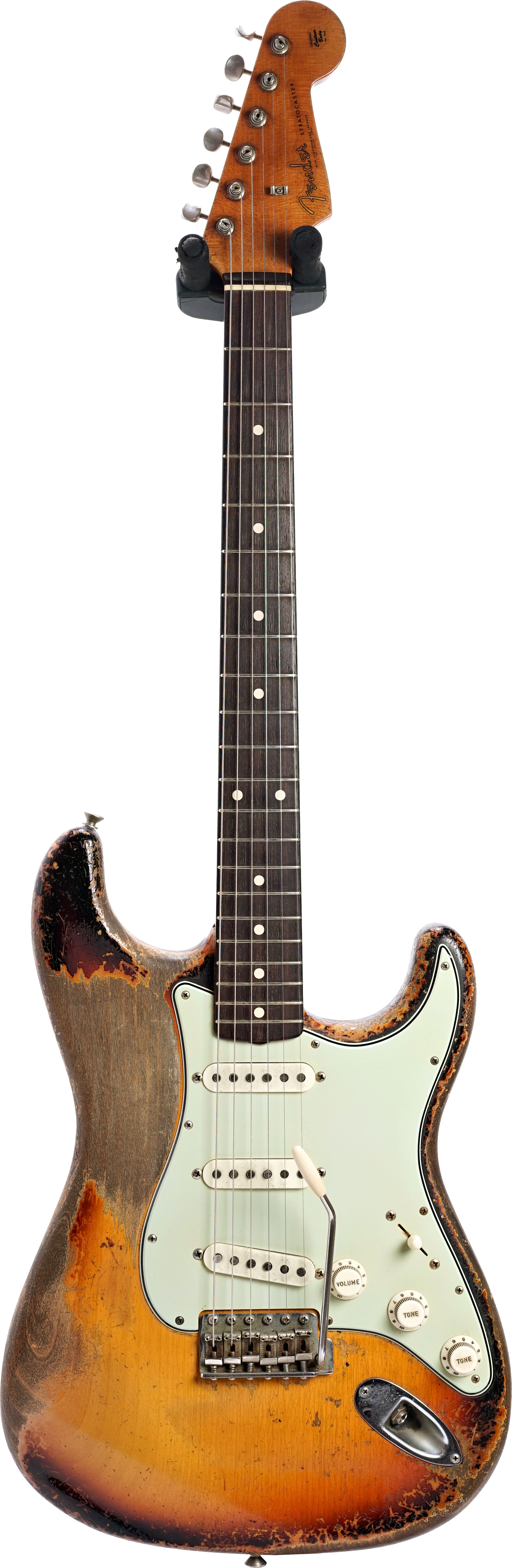 Fender Custom Shop Master Built by Dale Wilson 1961 Stratocaster Heavy Relic 3 Tone Sunburst (Pre-Owned) #CZ538385