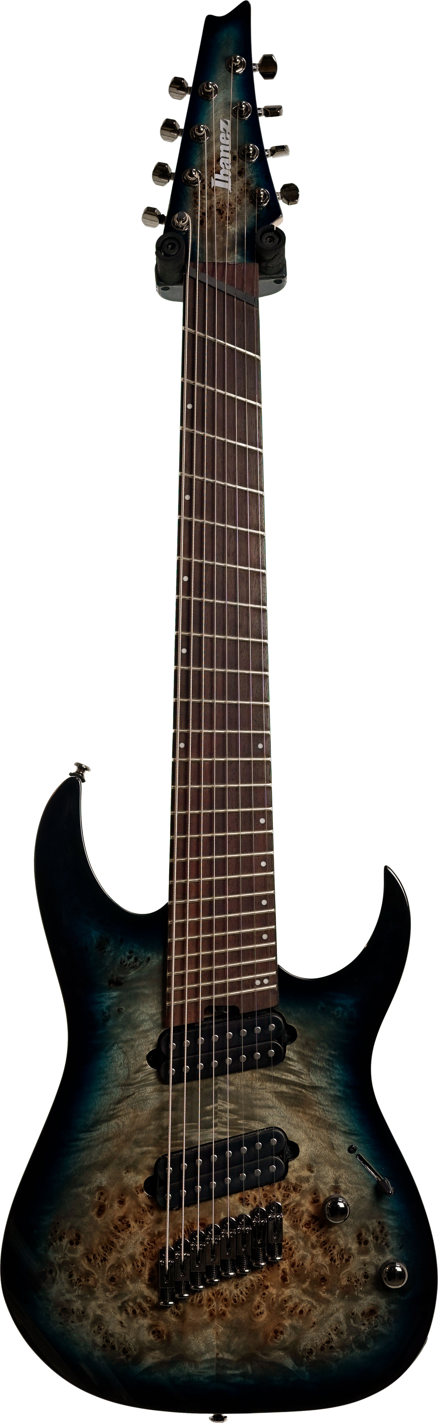 Ibanez RGMS8PB 8 String Multi Scale Cosmic Blue Starburst (Pre-Owned) #I250501473