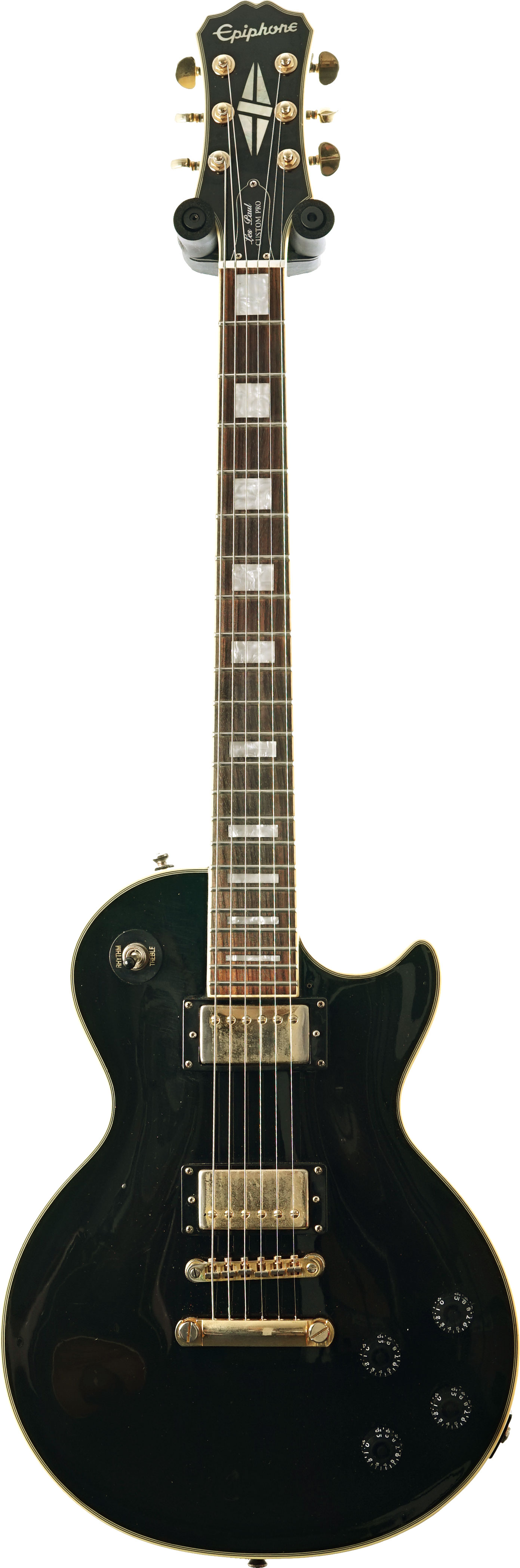 Epiphone 2014 Les Paul Custom Pro Ebony Gold Hardware (Pre-Owned) #14031506020