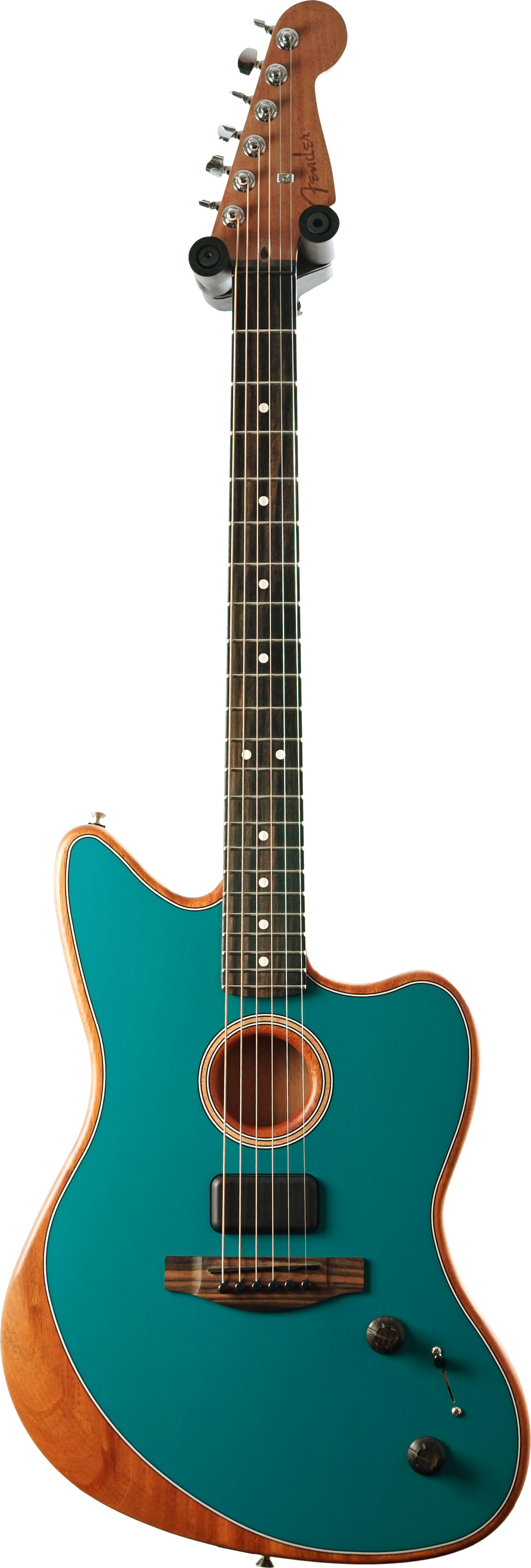 Fender 2021 Acoustasonic Jazzmaster Ocean Turquoise (Pre-Owned) #US221664A