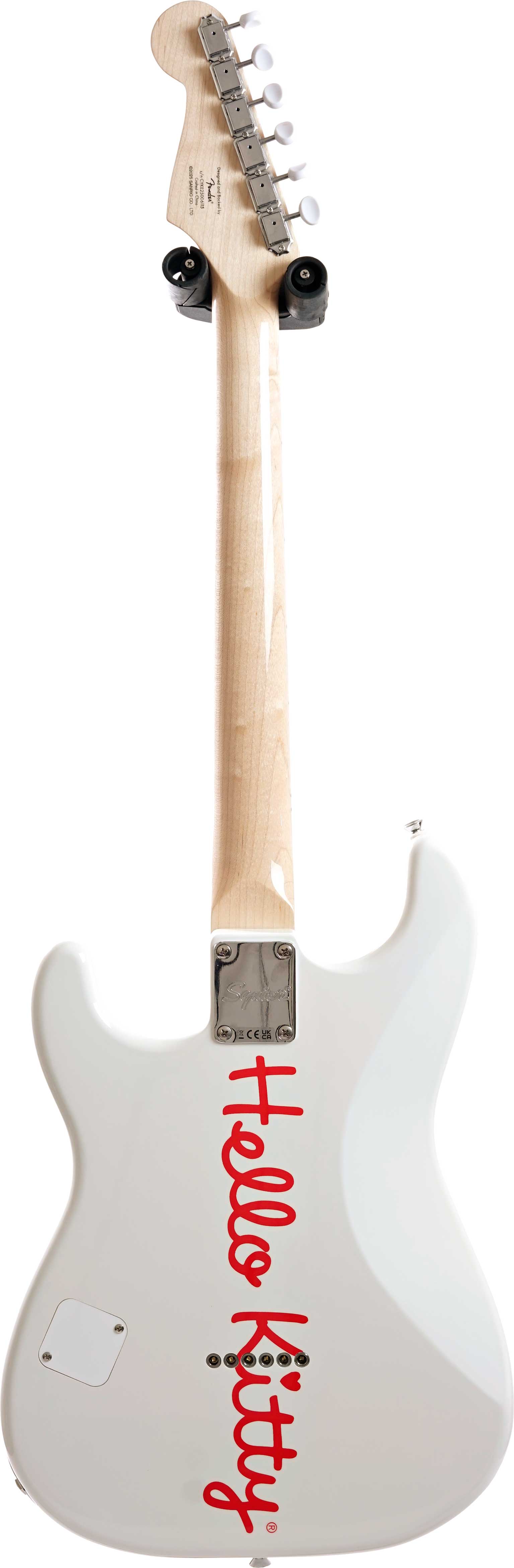 Squier 2025 Hello Kitty Stratocaster White Maple Fingerboard (Pre-Owned) #CYKE25006115