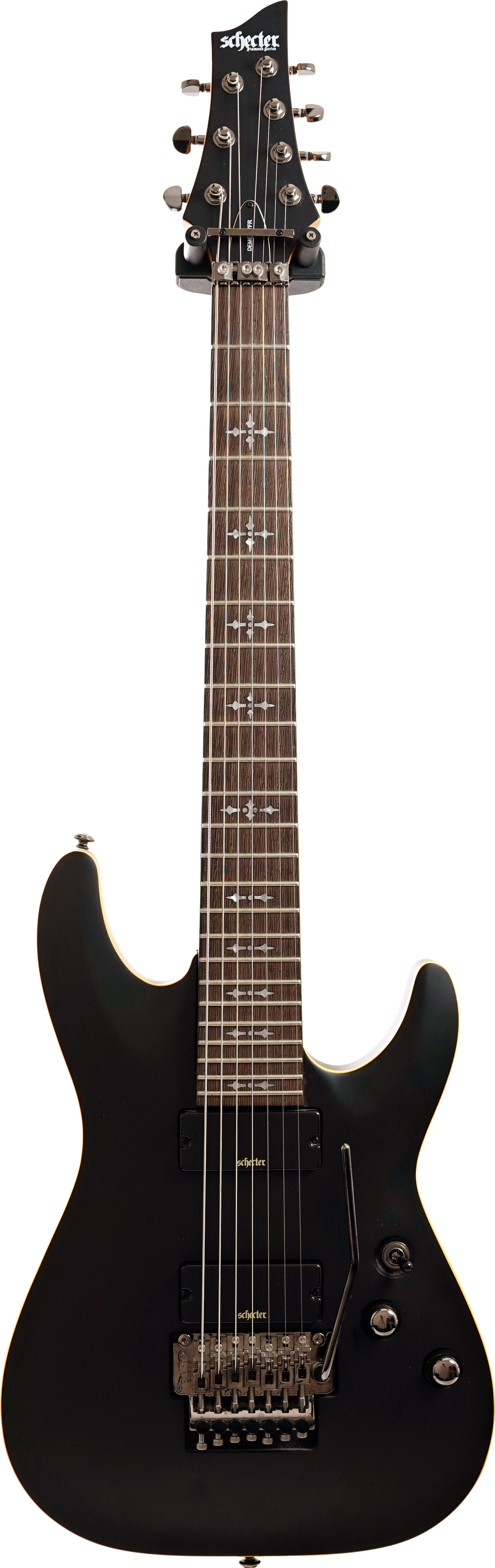 Schecter 2024 Demon-7 Aged Black Satin (Pre-Owned) #IW24110493