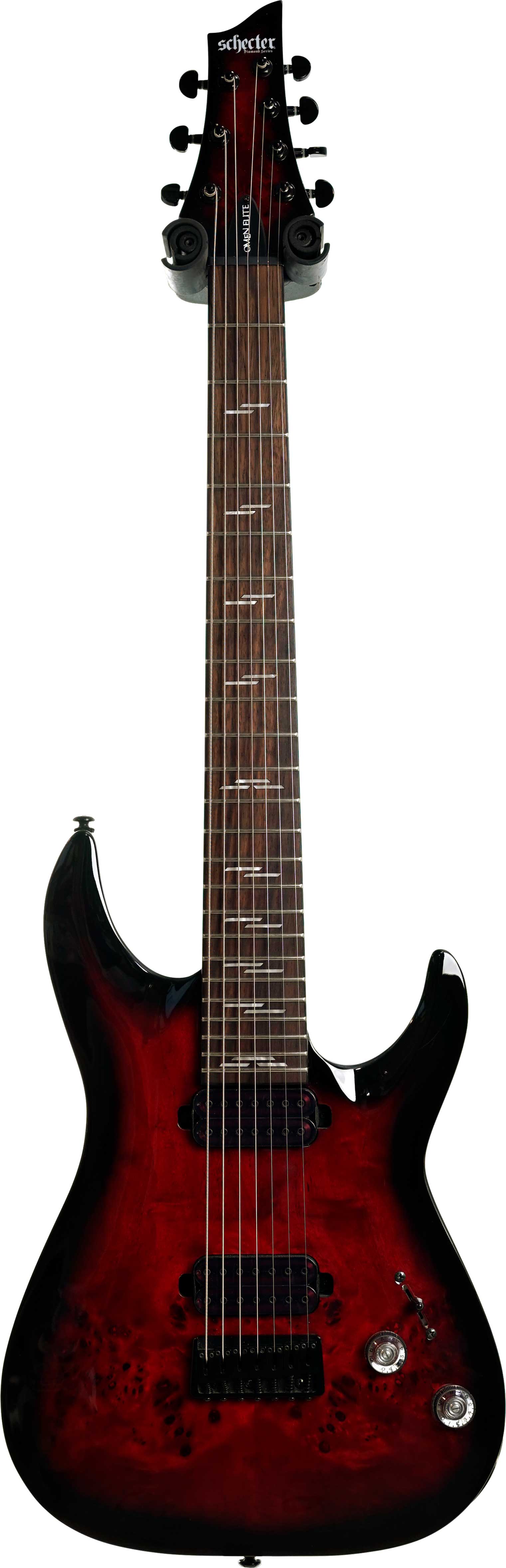 Schecter Omen Elite-7 Black Cherry Burst (Pre-Owned) #RO23030214