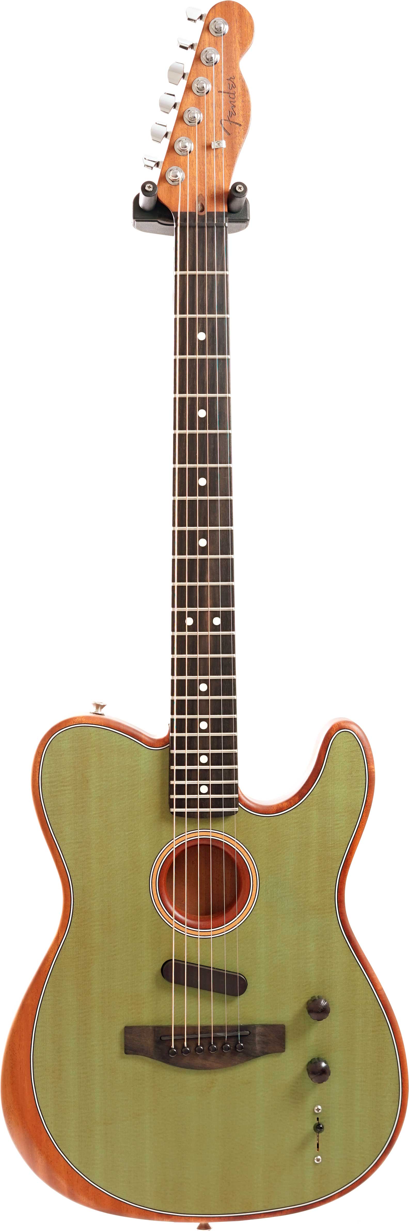 Fender 2021 American Acoustasonic Telecaster Surf Green (Pre-Owned) #US215150A