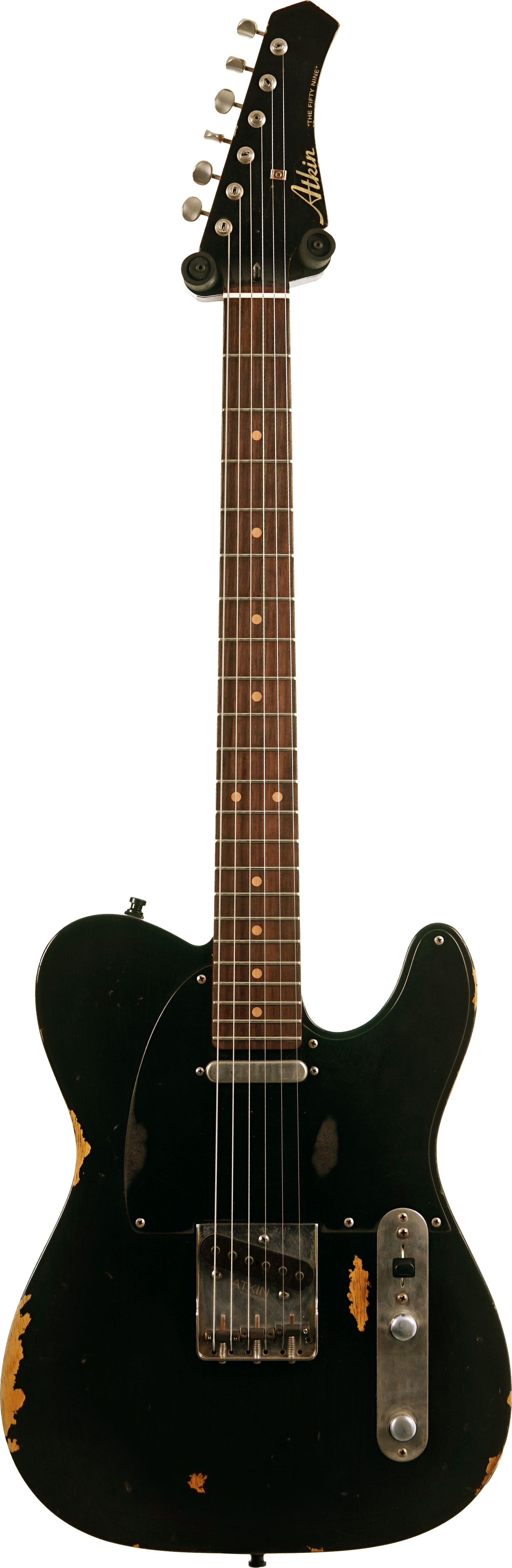 Atkin 59 T Black Matching Headstock (Pre-Owned) #ATK167