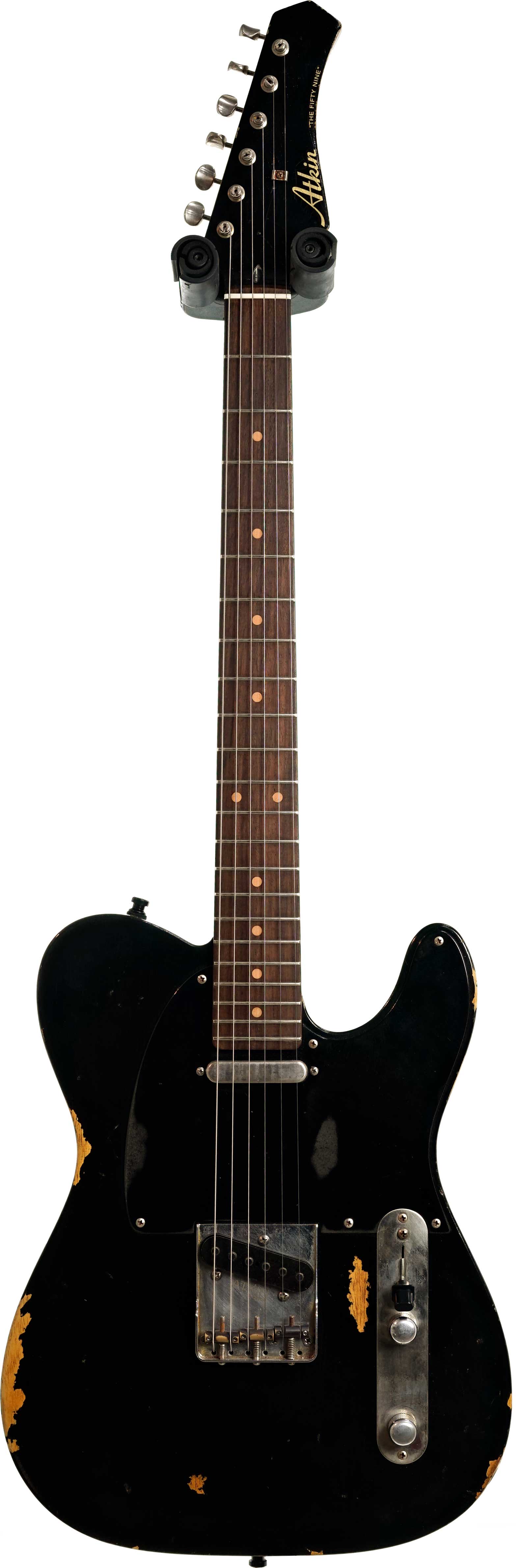 Atkin 59 T Black Matching Headstock (Pre-Owned) #ATK167