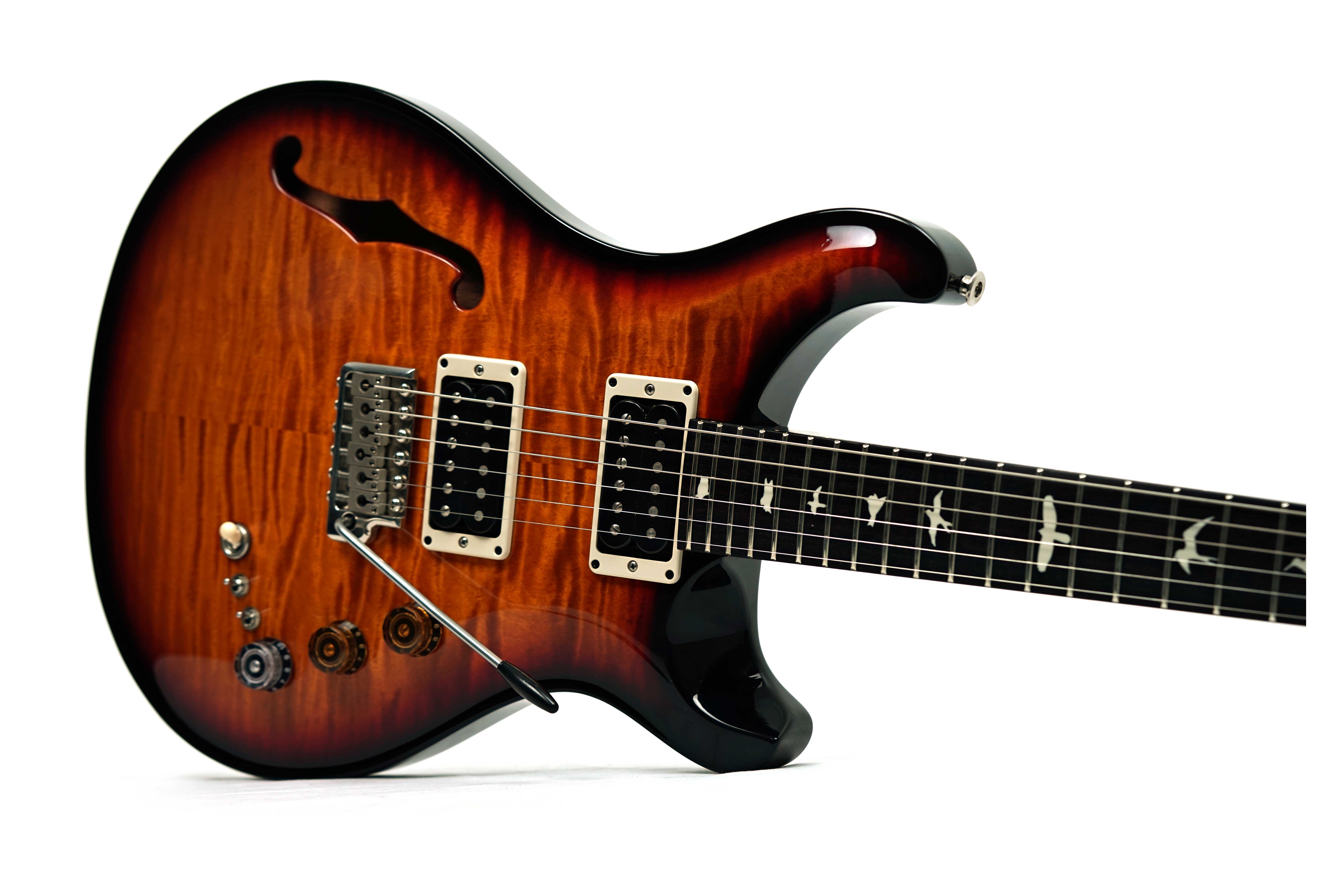 PRS 2023 CE24 Semi Hollow Black Sunburst (Pre-Owned) #0361767