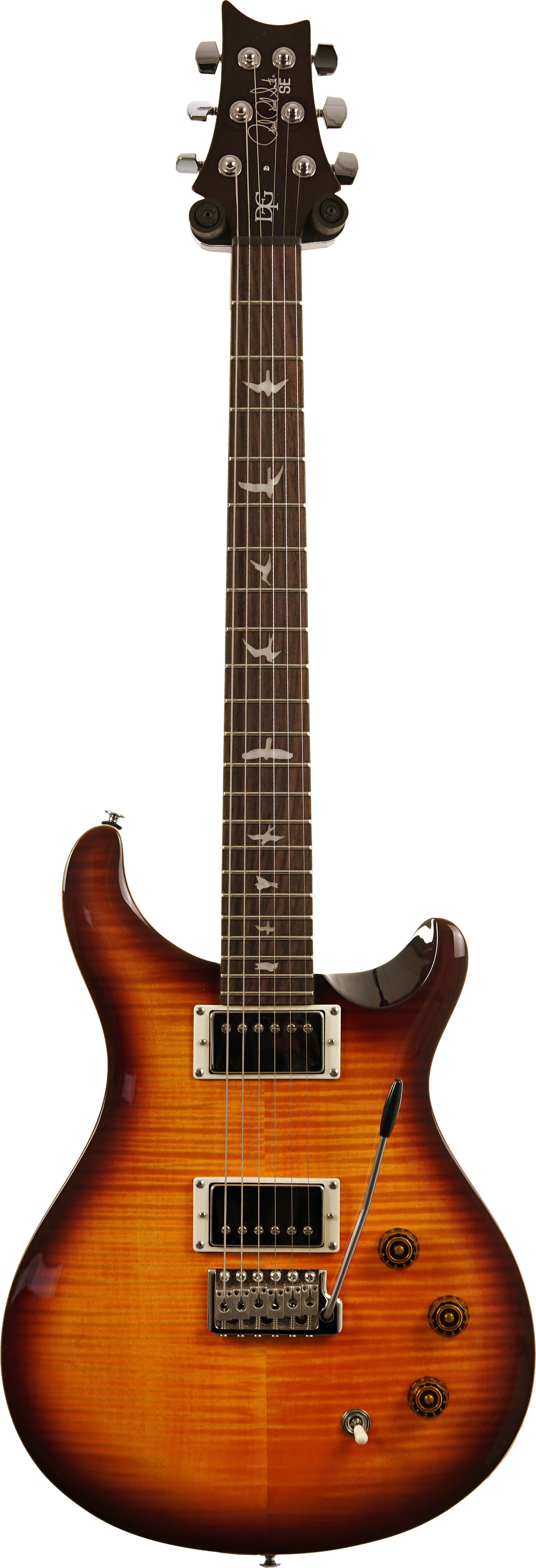 PRS SE 2024 DGT Birds McCarty Tobacco Sunburst (Pre-Owned) #CTIG054883