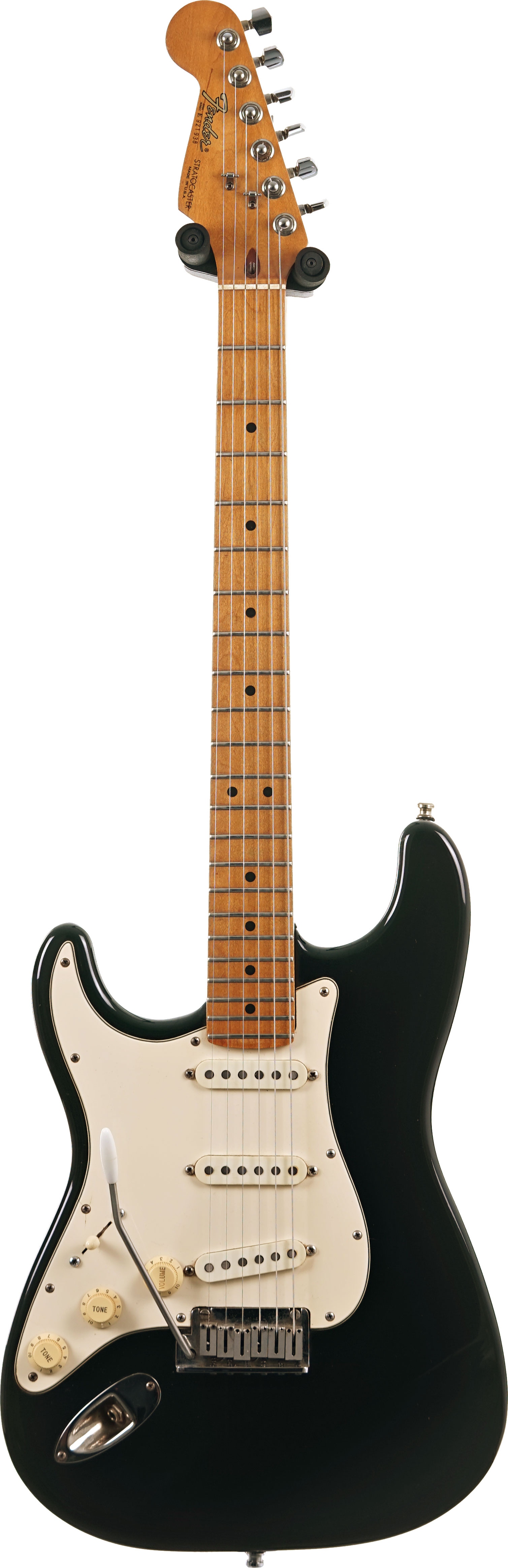 Fender 1989 American Stratocaster Black Maple Fingerboard Left Handed (Pre-Owned) #E921938