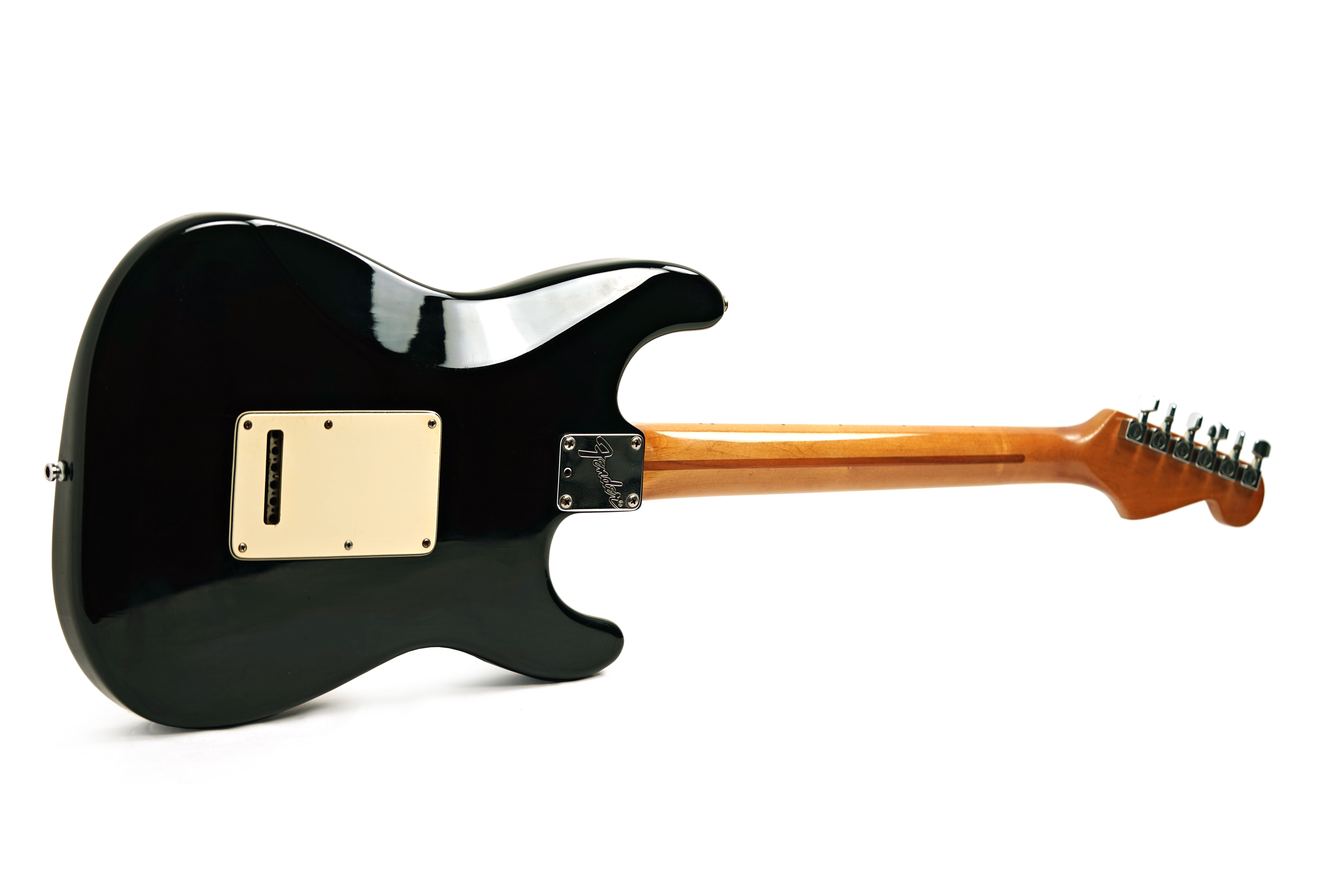 Fender 1989 American Stratocaster Black Maple Fingerboard Left Handed (Pre-Owned) #E921938