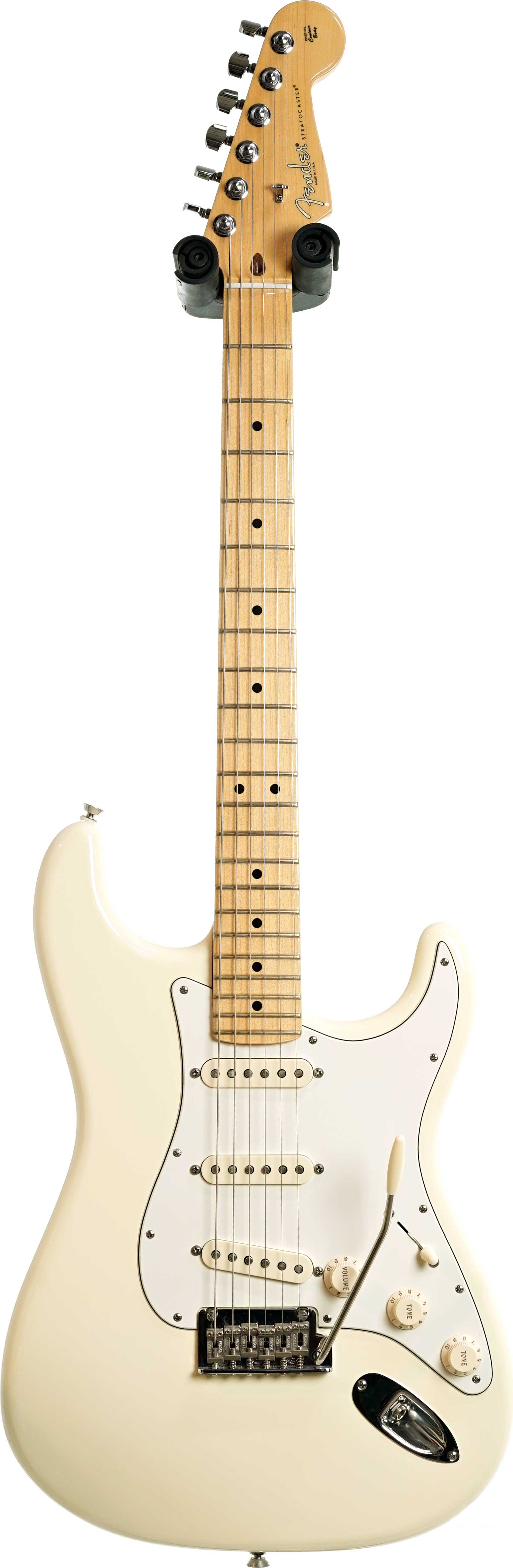 Fender 2014 American Standard Stratocaster Olympic White Maple Fingerboard (Pre-Owned) #US13123129