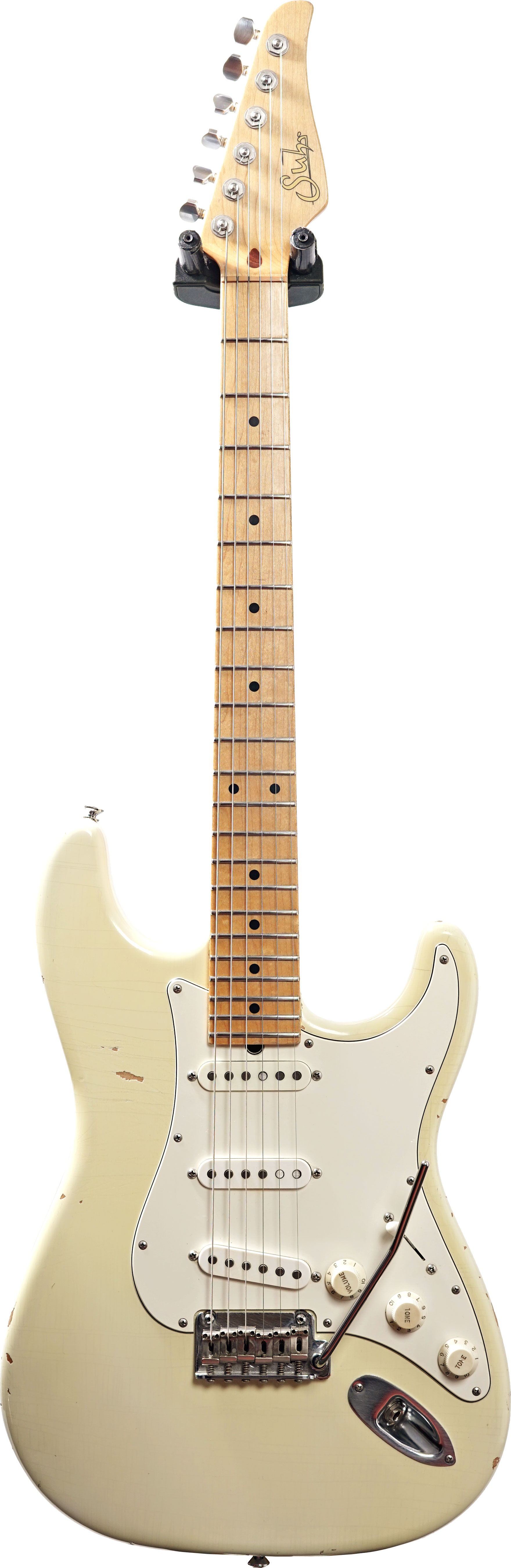 Suhr Custom Classic S Antique White Heavy Aging (Pre-Owned) #9565
