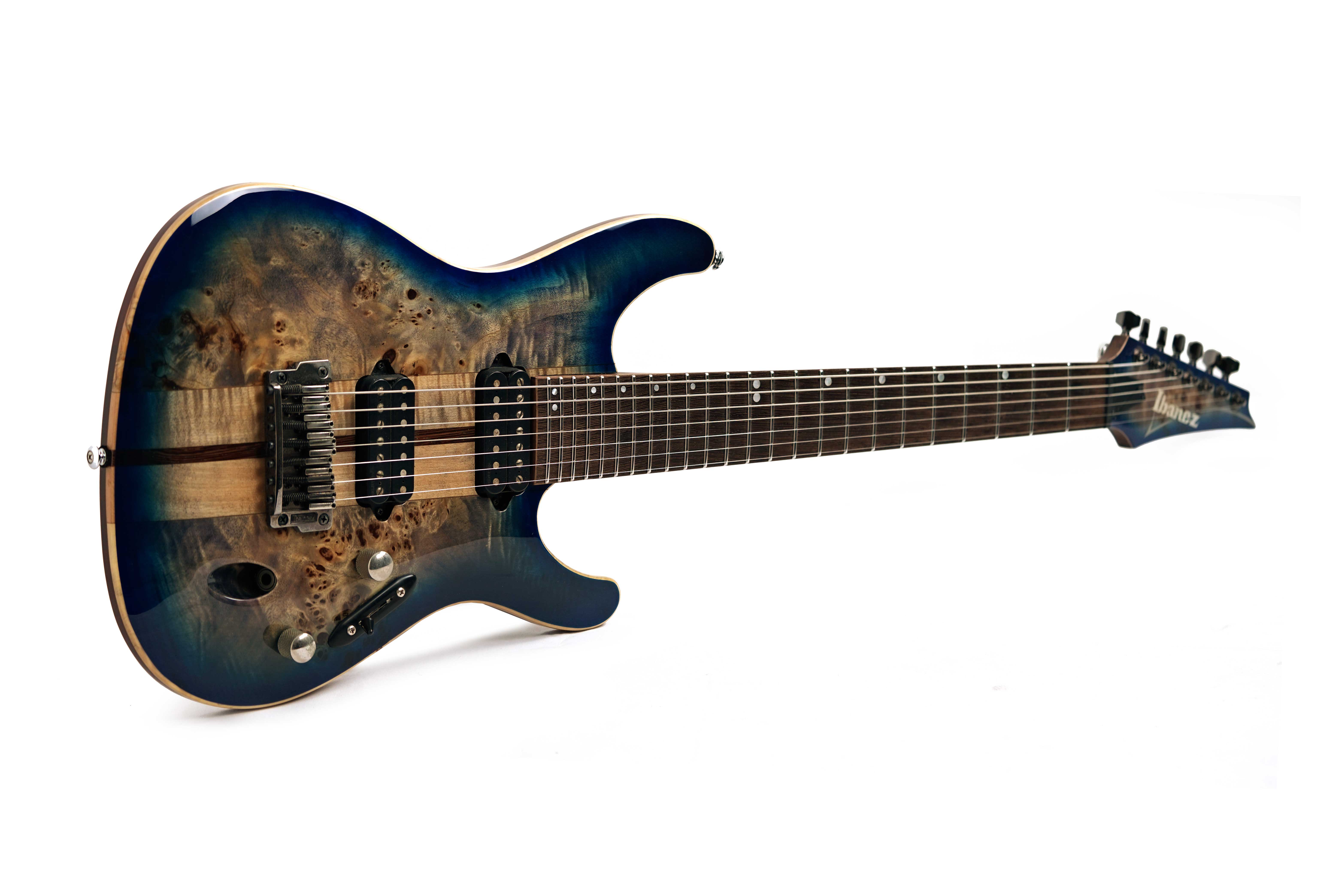 Ibanez 2018 S1027PBF Premium Cerulean Blue Burst (Pre-Owned