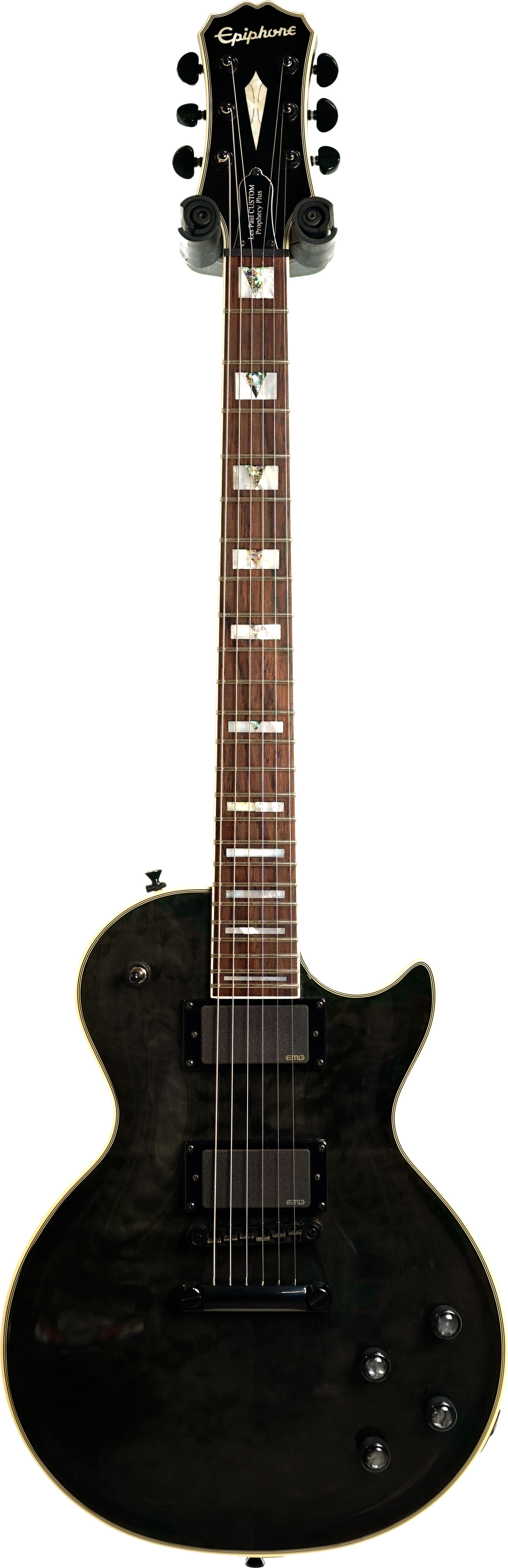 Epiphone Les Paul Custom Prophecy EX Midnight Ebony EMG (Pre-Owned) #17091508762