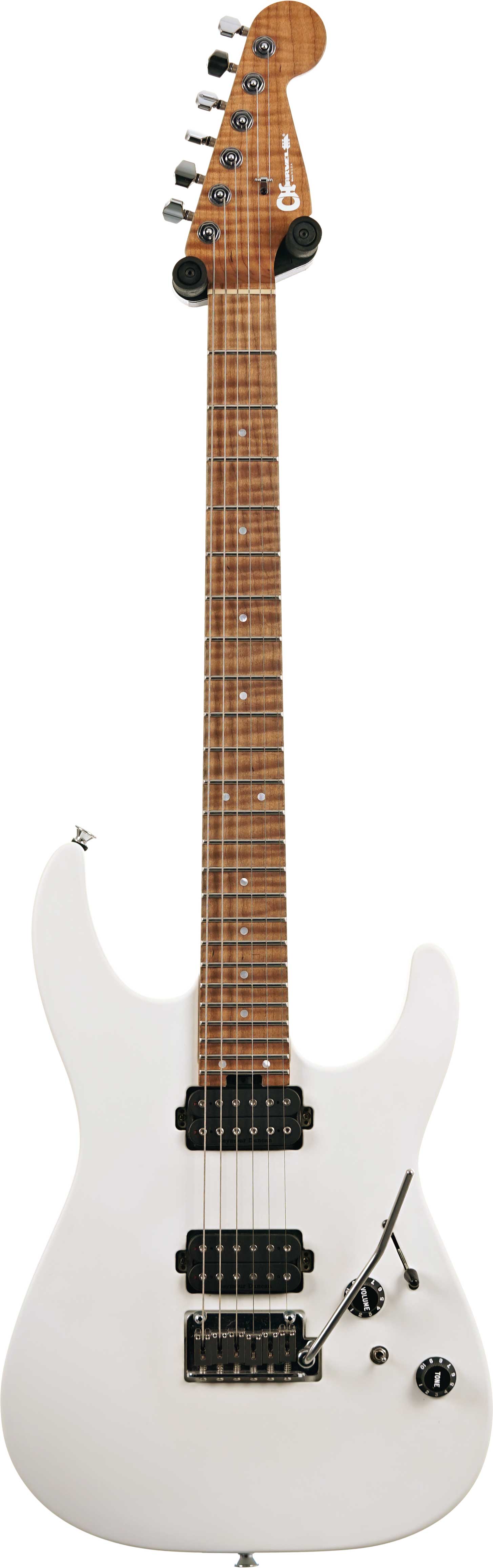 Charvel 2021 DK24 Select Custom Shop HH Snow White CM (Pre-Owned) #UC210066