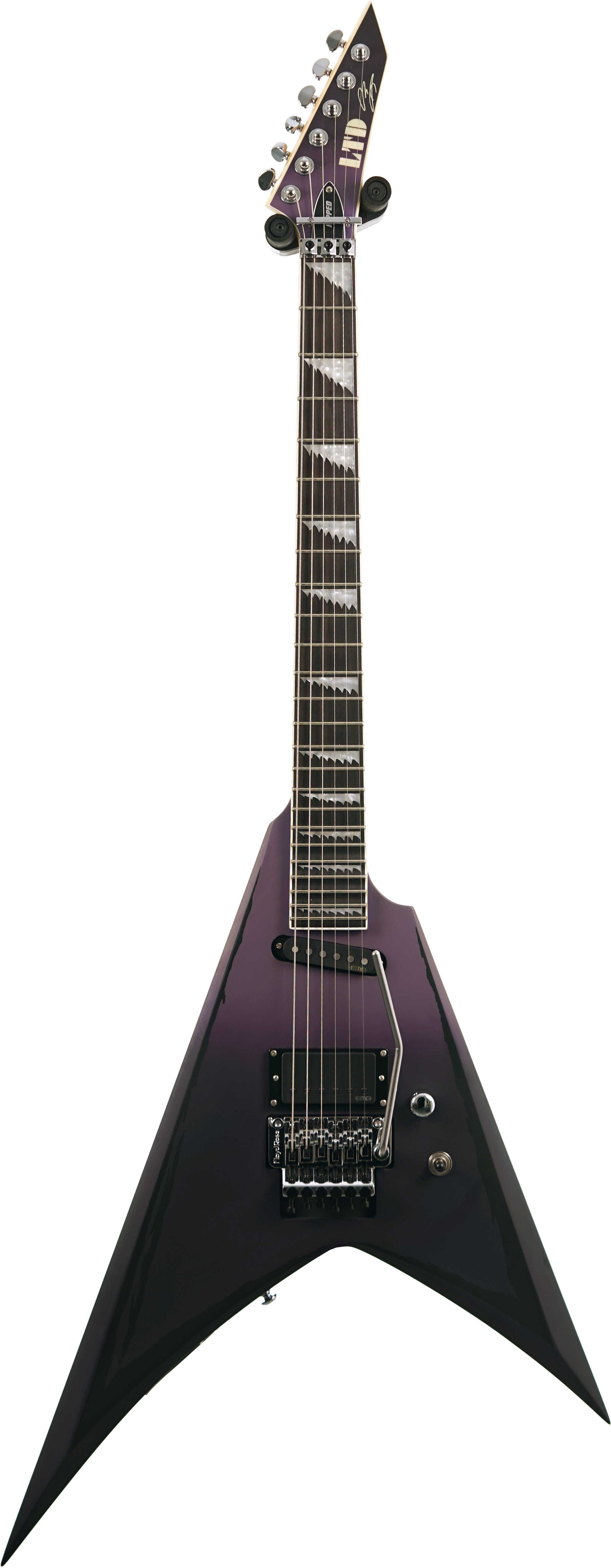 ESP 2022 LTD Signature Alexi Laiho Ripped Purple Fade Satin (Pre-Owned) #W22031251
