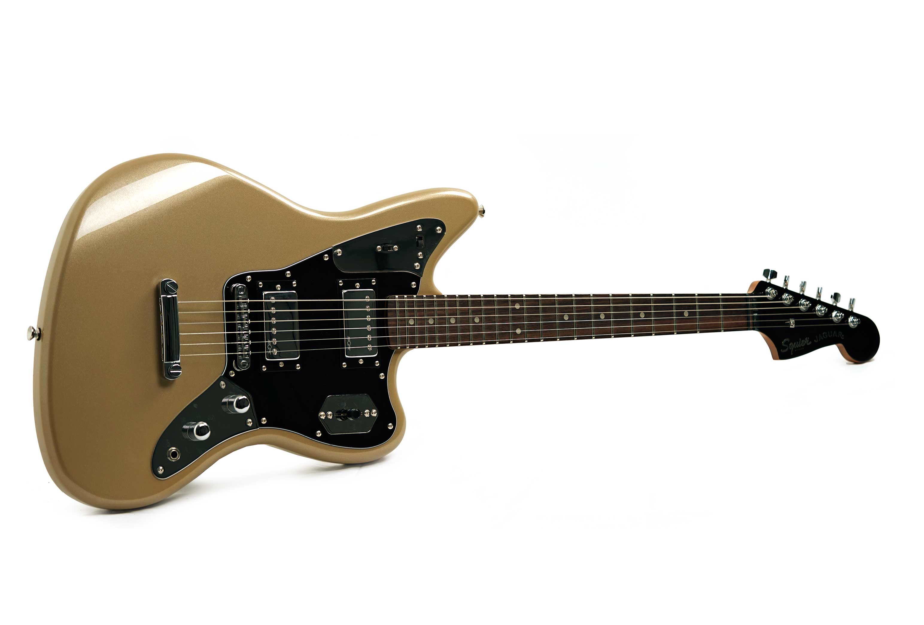 Squier 2021 Contemporary Jaguar HH Shoreline Gold (Pre-Owned) #CMCL21010850