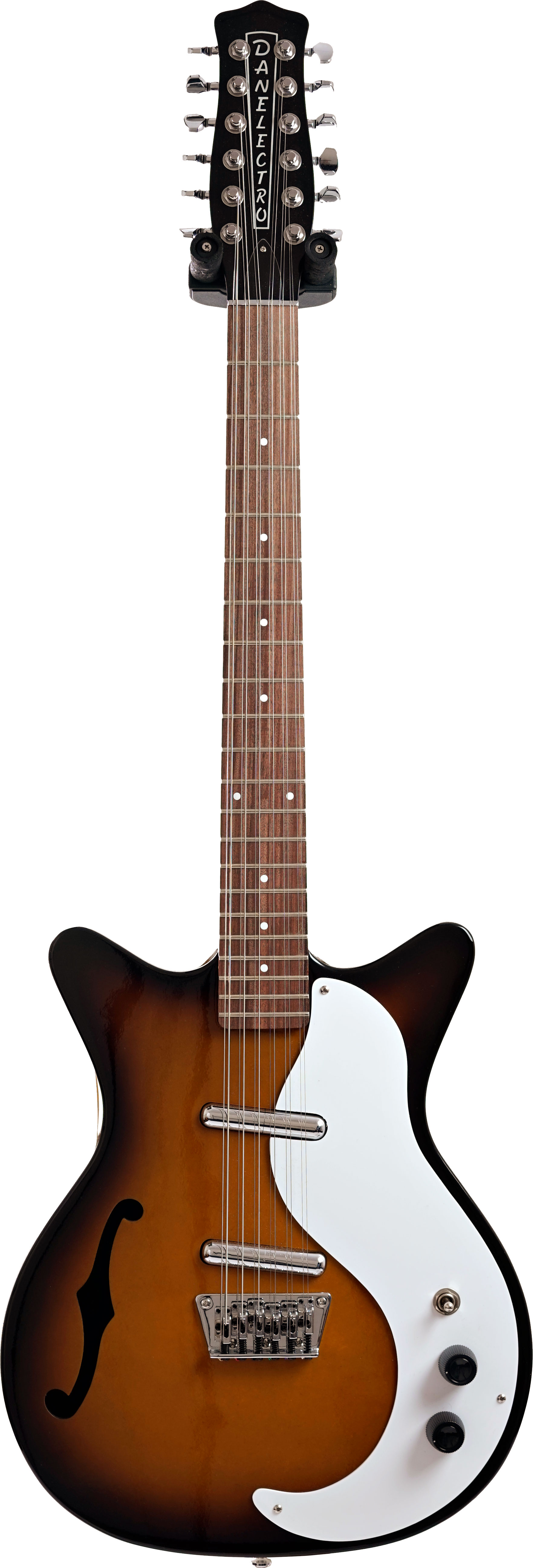 Danelectro 59 12 String F Hole Tobacco Sunburst (Pre-Owned) #085975