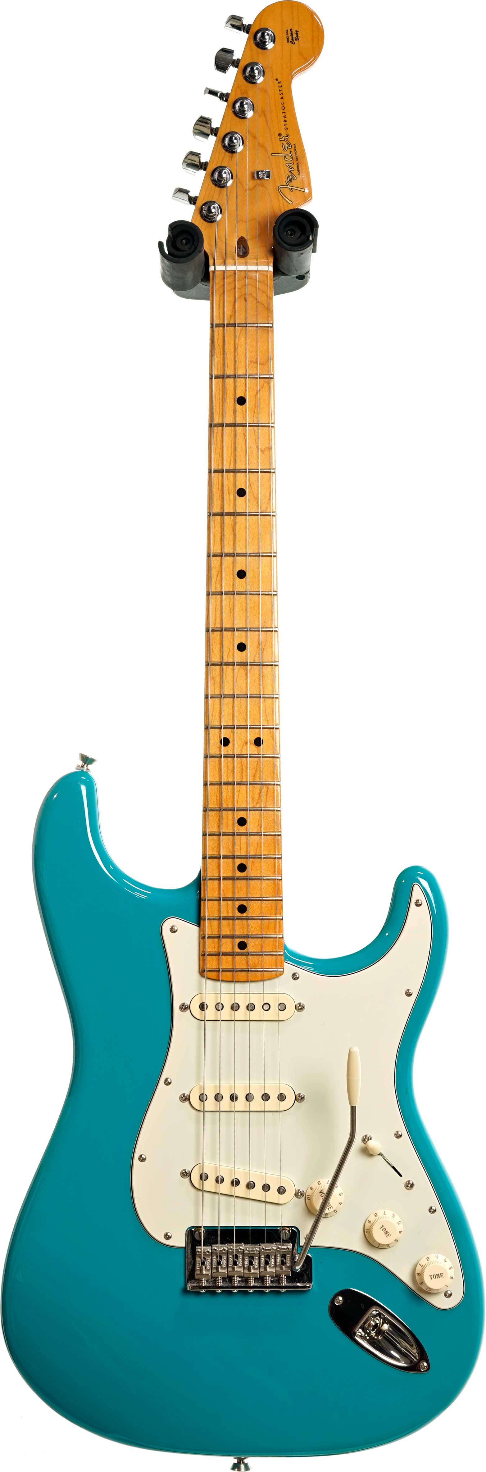 Fender American Pro II Stratocaster Miami Blue Maple Fingerboard (Pre-Owned) #US21040374