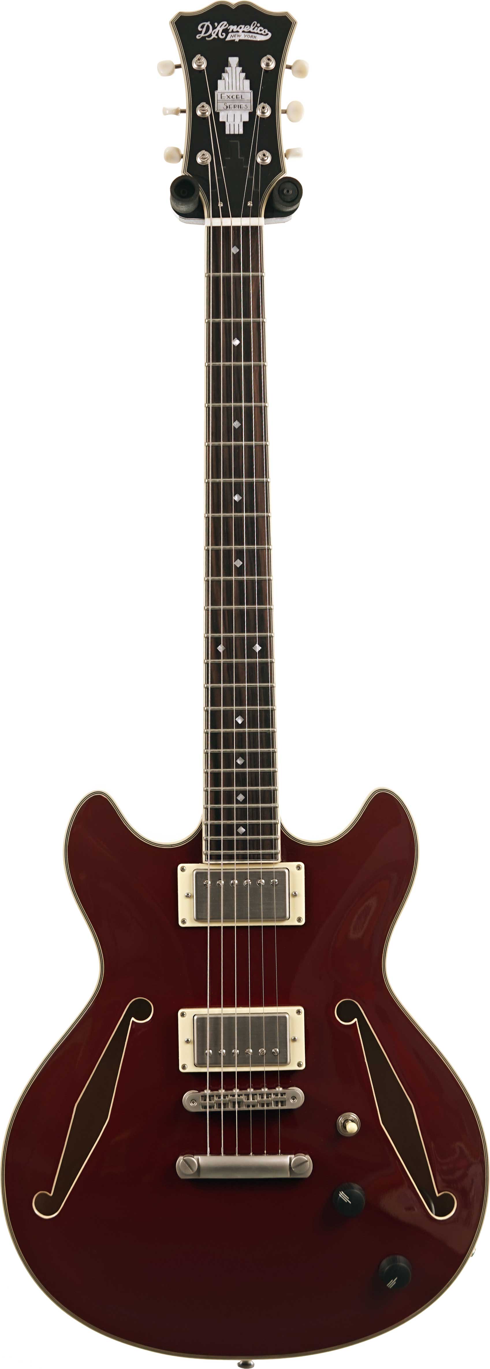 D'Angelico 2022 Excel Tour Collection Mini DC Solid Wine (Pre-Owned) #S221966