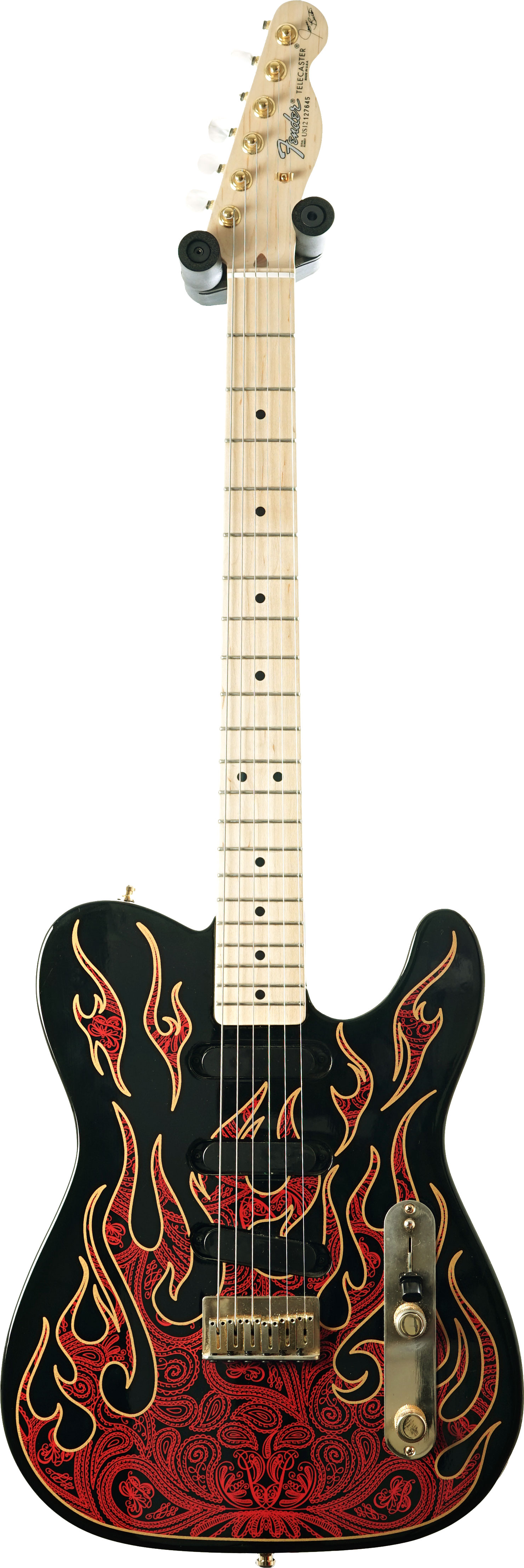 Fender 2012 James Burton Telecaster Red Paisley Flames (Pre-Owned) #US12127645