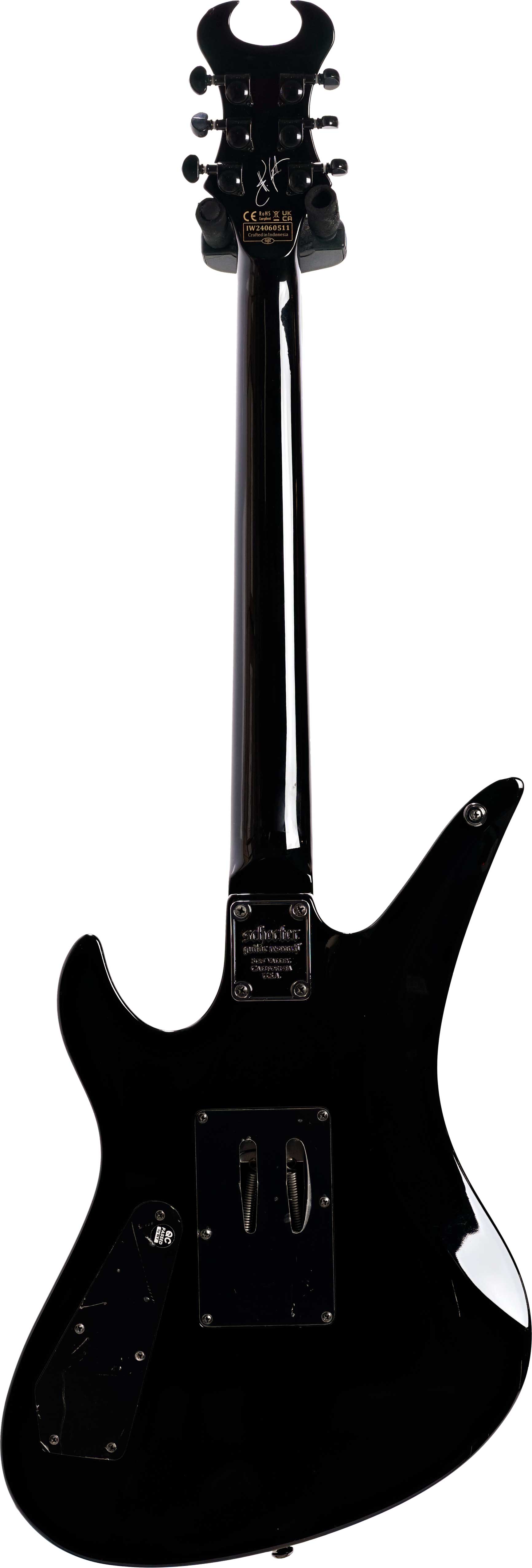 Schecter Synyster Gates Standard Black with Silver Pinstripes (Pre-Owned) #IW24060511