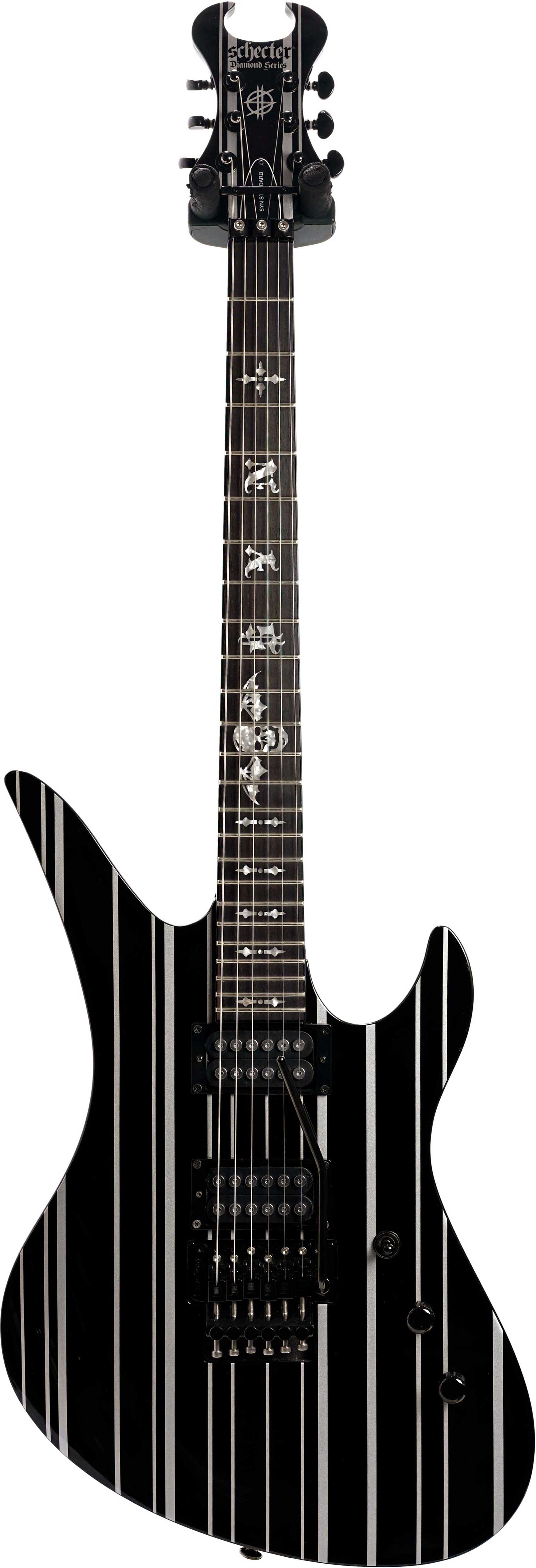 Schecter Synyster Gates Standard Black with Silver Pinstripes (Pre-Owned) #IW24060511