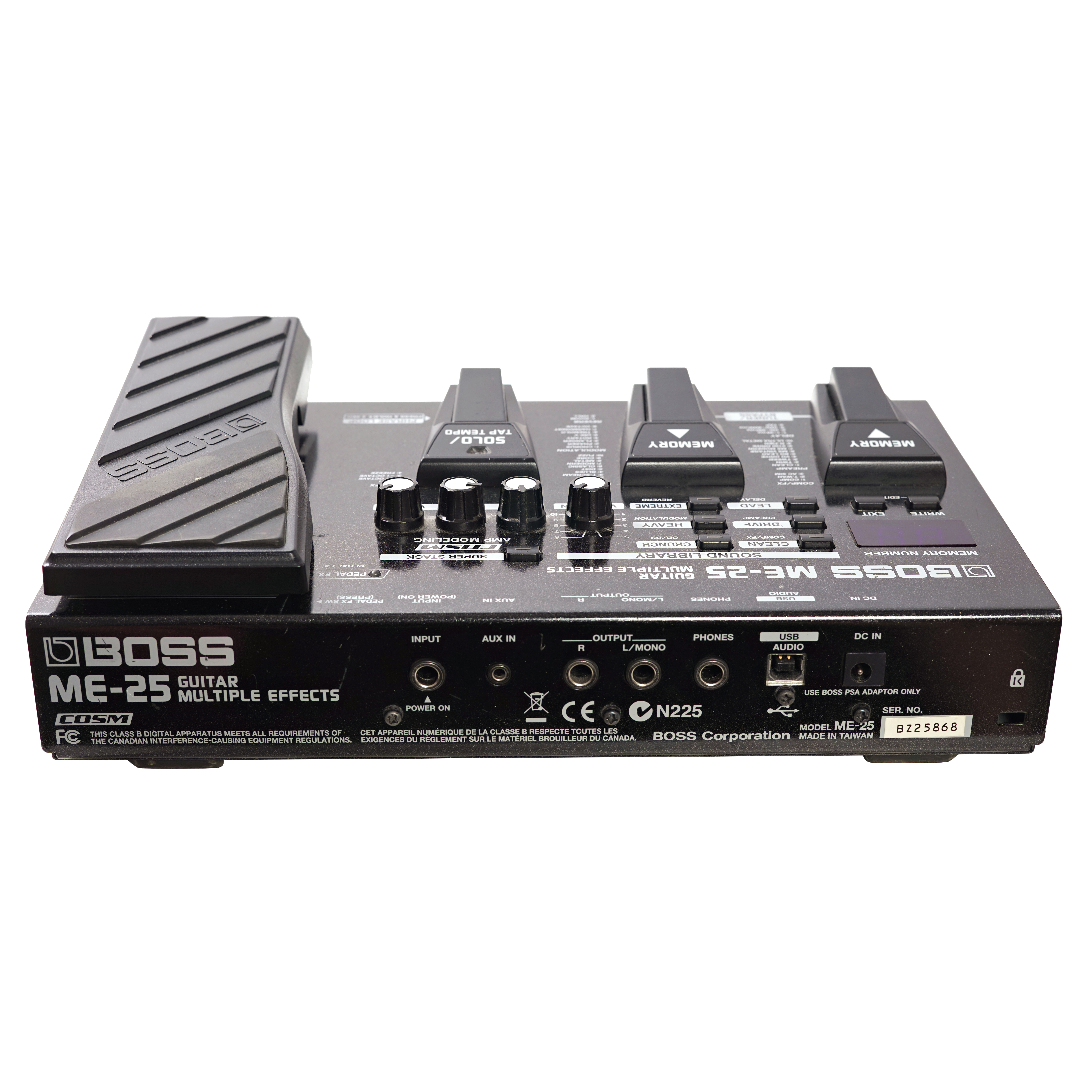 BOSS ME-25 Guitar Multi Effects (Pre-Owned) #BZ25868 | guitarguitar