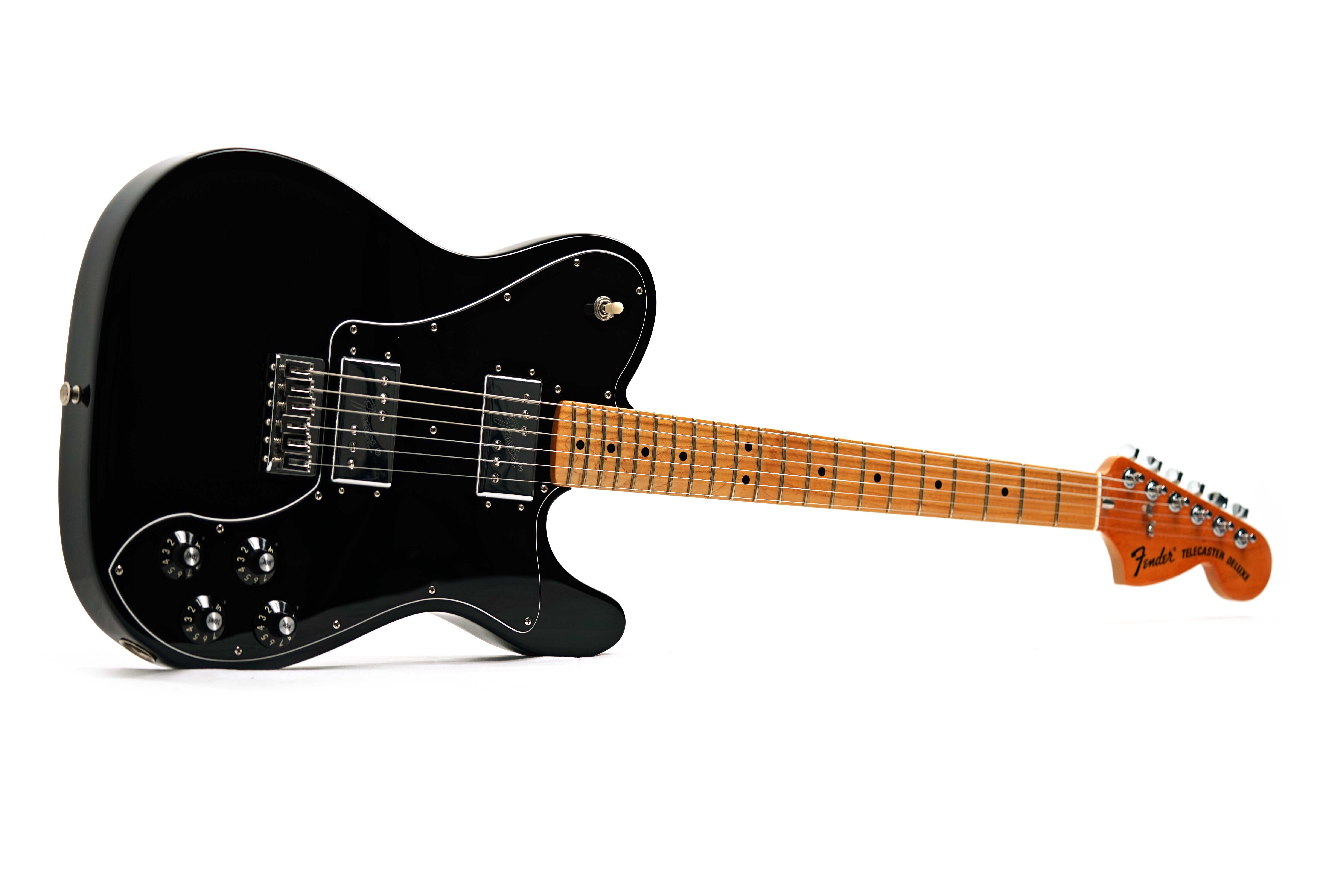 Fender American Vintage II 1975 Telecaster Deluxe Black Maple Fingerboard (Pre-Owned) #V12131