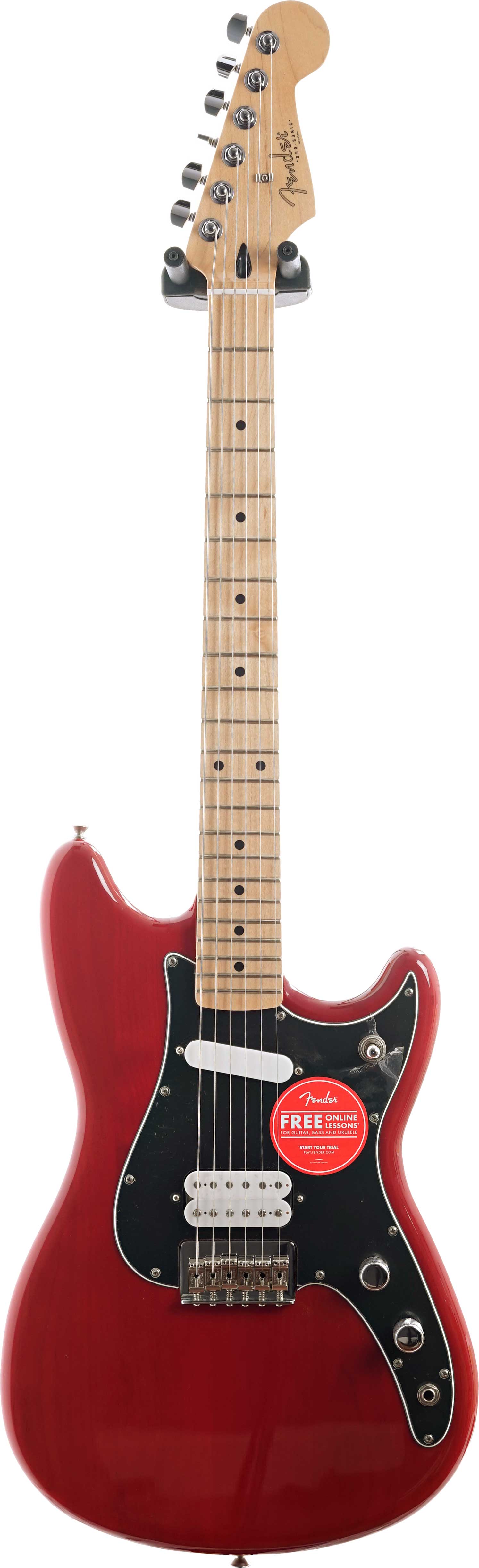 Fender 2022 Player Duo Sonic HS Crimson Red Transparent Maple Fingerboard (Pre-Owned) #MX22304155