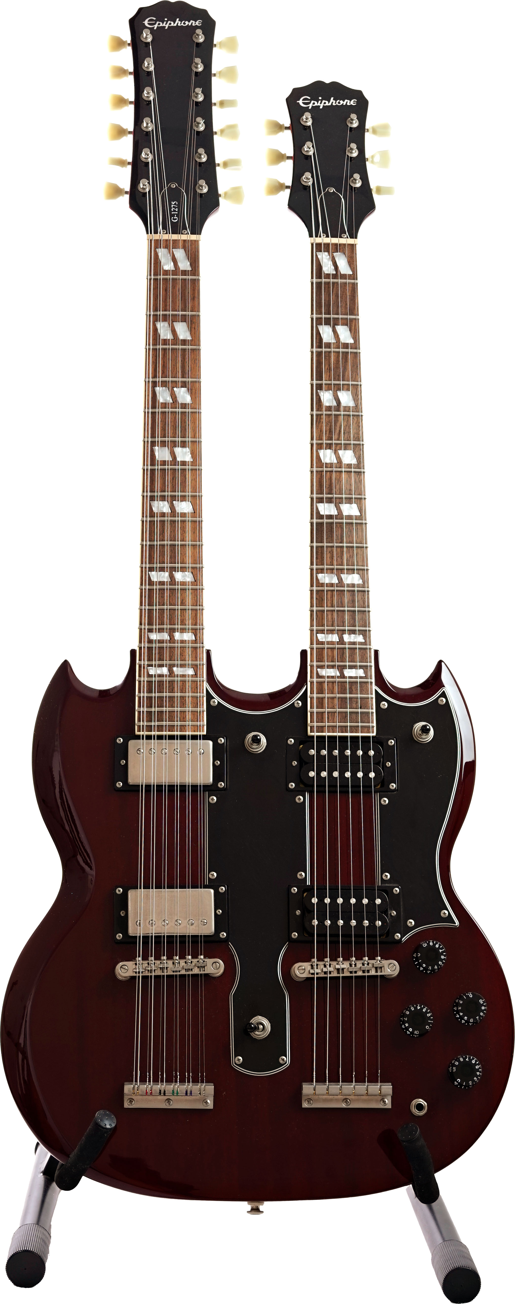 Epiphone 2015 G-1275 Double Neck Cherry Red (Pre-Owned) #1501210195