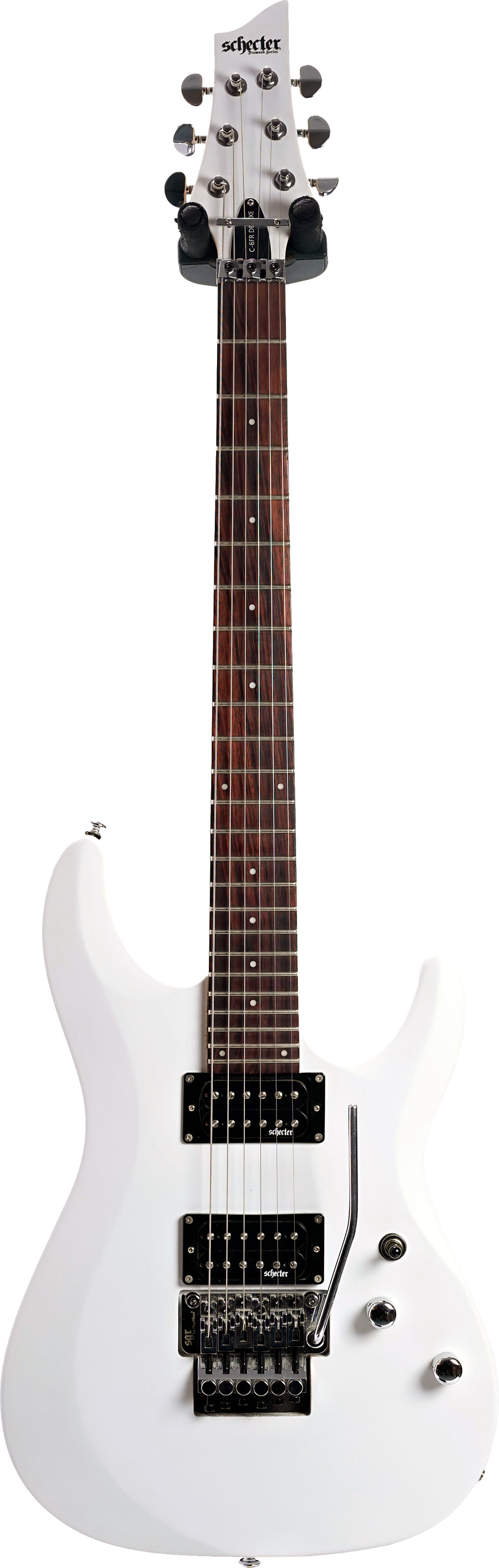 Schecter C-6 FR Deluxe Satin White (Pre-Owned) #W122052714