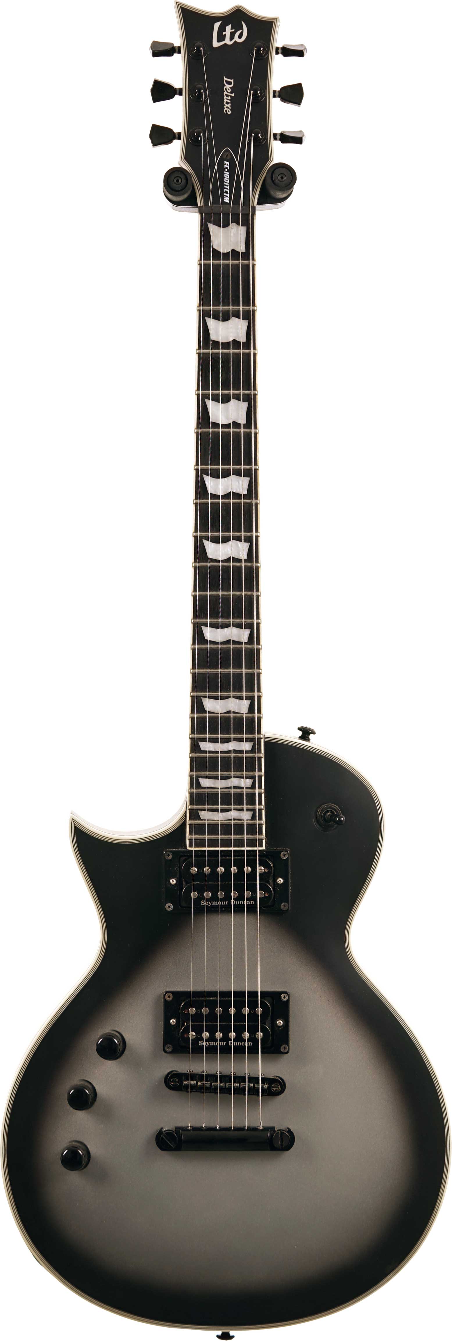 ESP LTD EC-1001T CTM Silver Sunburst Satin Left Handed (Pre-Owned) #IW19061058