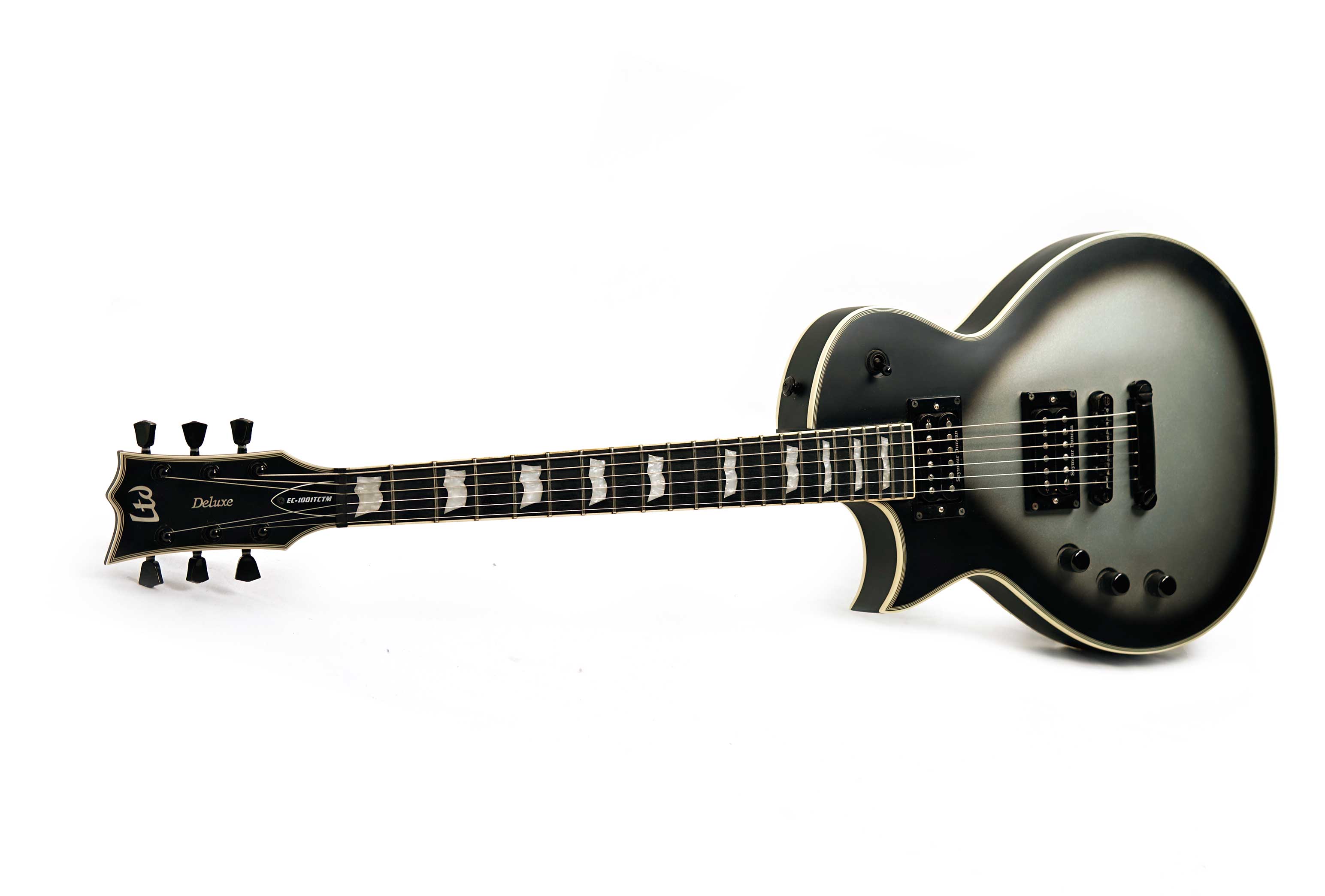 ESP LTD EC-1001T CTM Silver Sunburst Satin Left Handed (Pre-Owned) #IW19061058