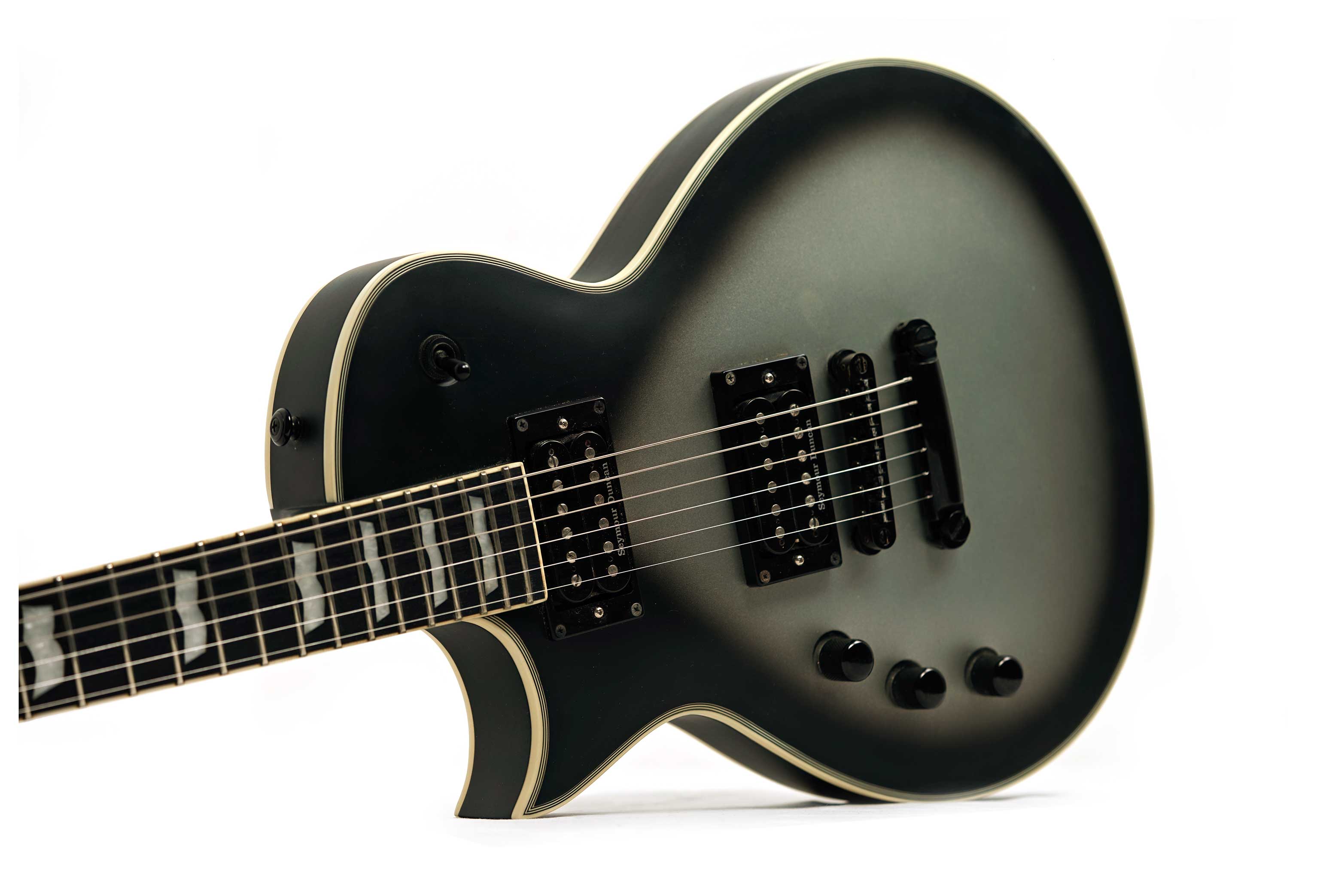 ESP LTD EC-1001T CTM Silver Sunburst Satin Left Handed (Pre-Owned) #IW19061058