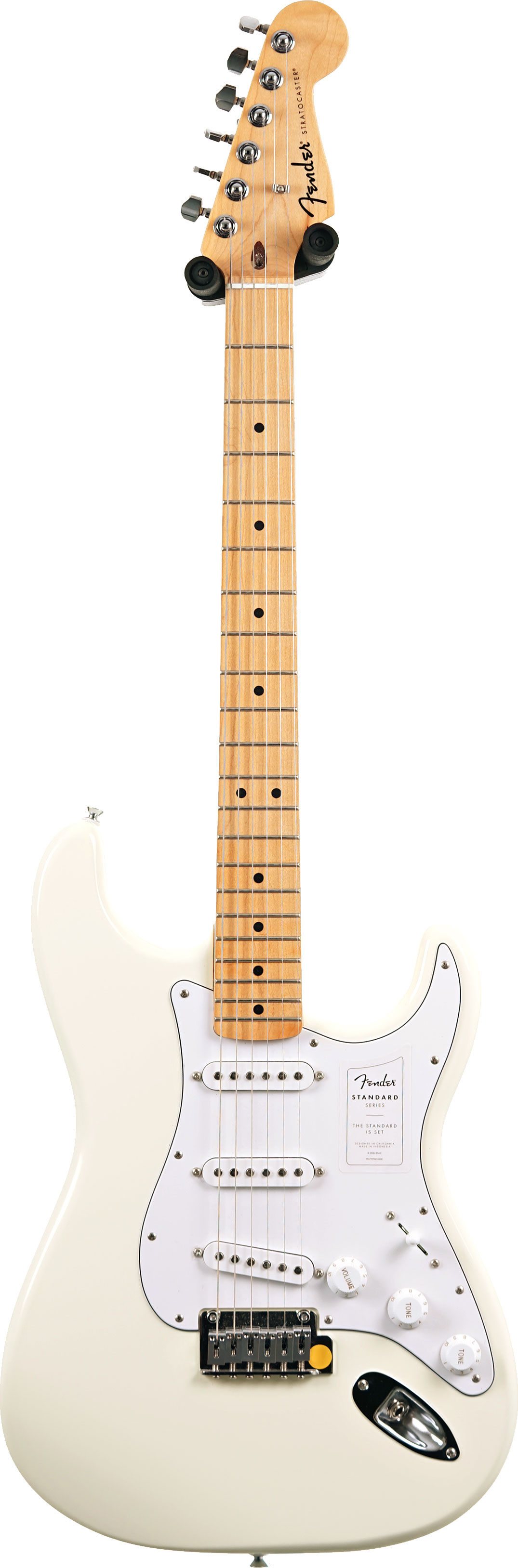Fender Standard Stratocaster Olympic White Maple Fingerboard (Pre-Owned) #ICF25027646