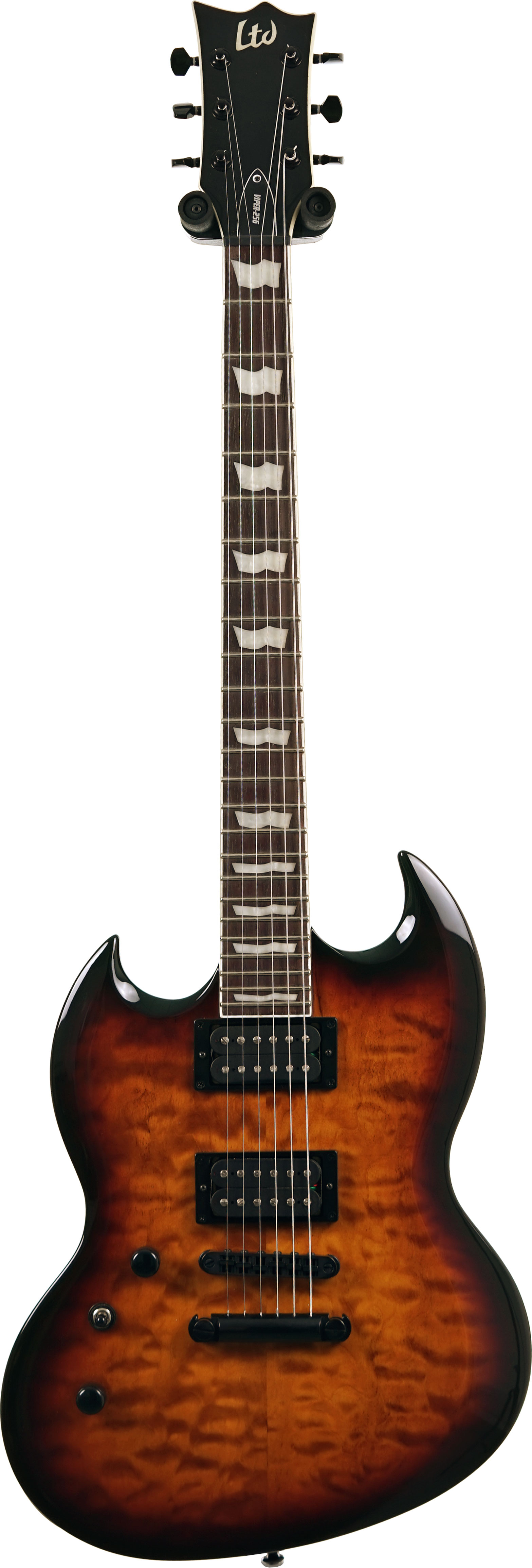 ESP LTD 2012 Viper-256 Dark Brown Sunburst Left Handed (Pre-Owned) #W123061109