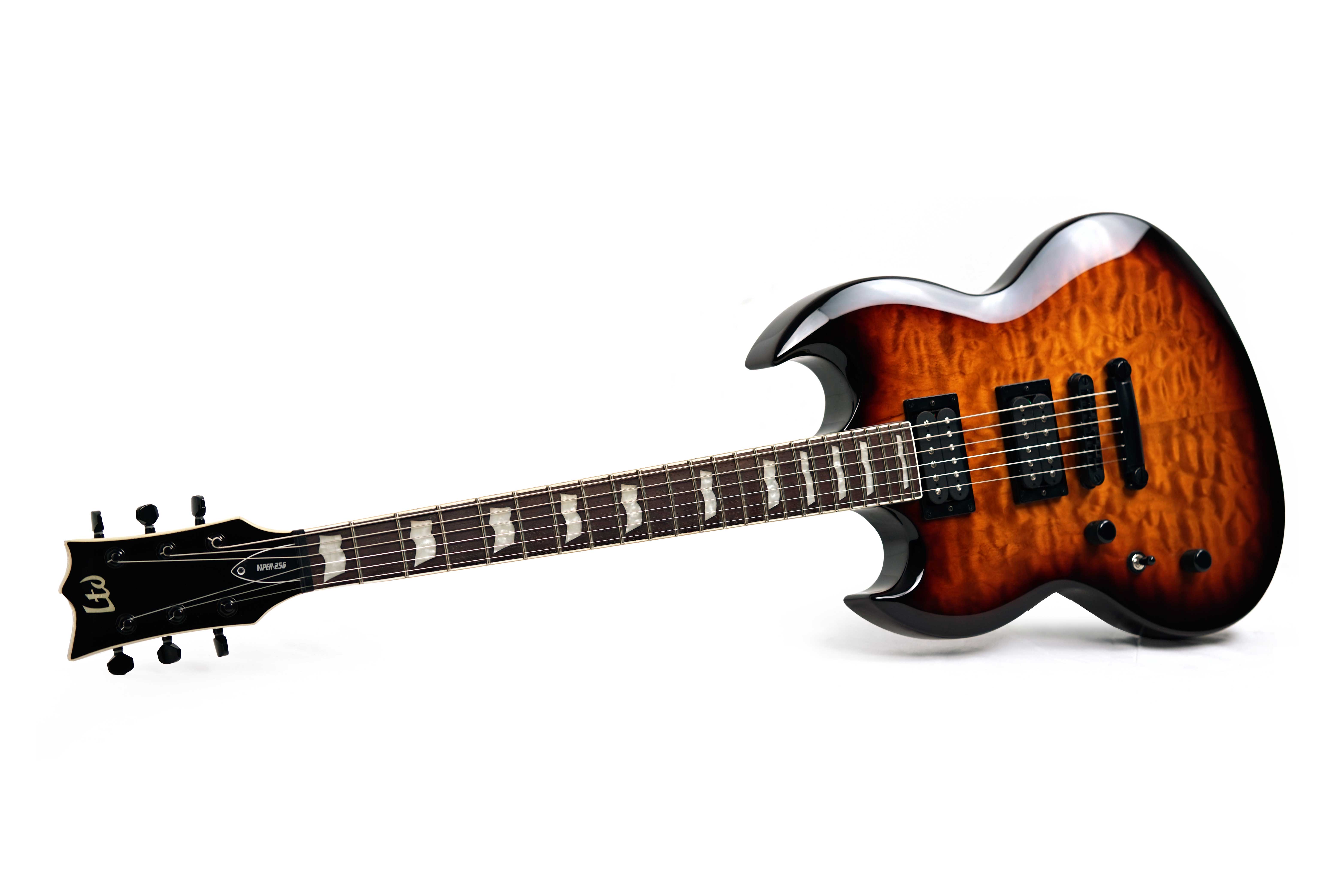 ESP LTD 2012 Viper-256 Dark Brown Sunburst Left Handed (Pre-Owned) #W123061109