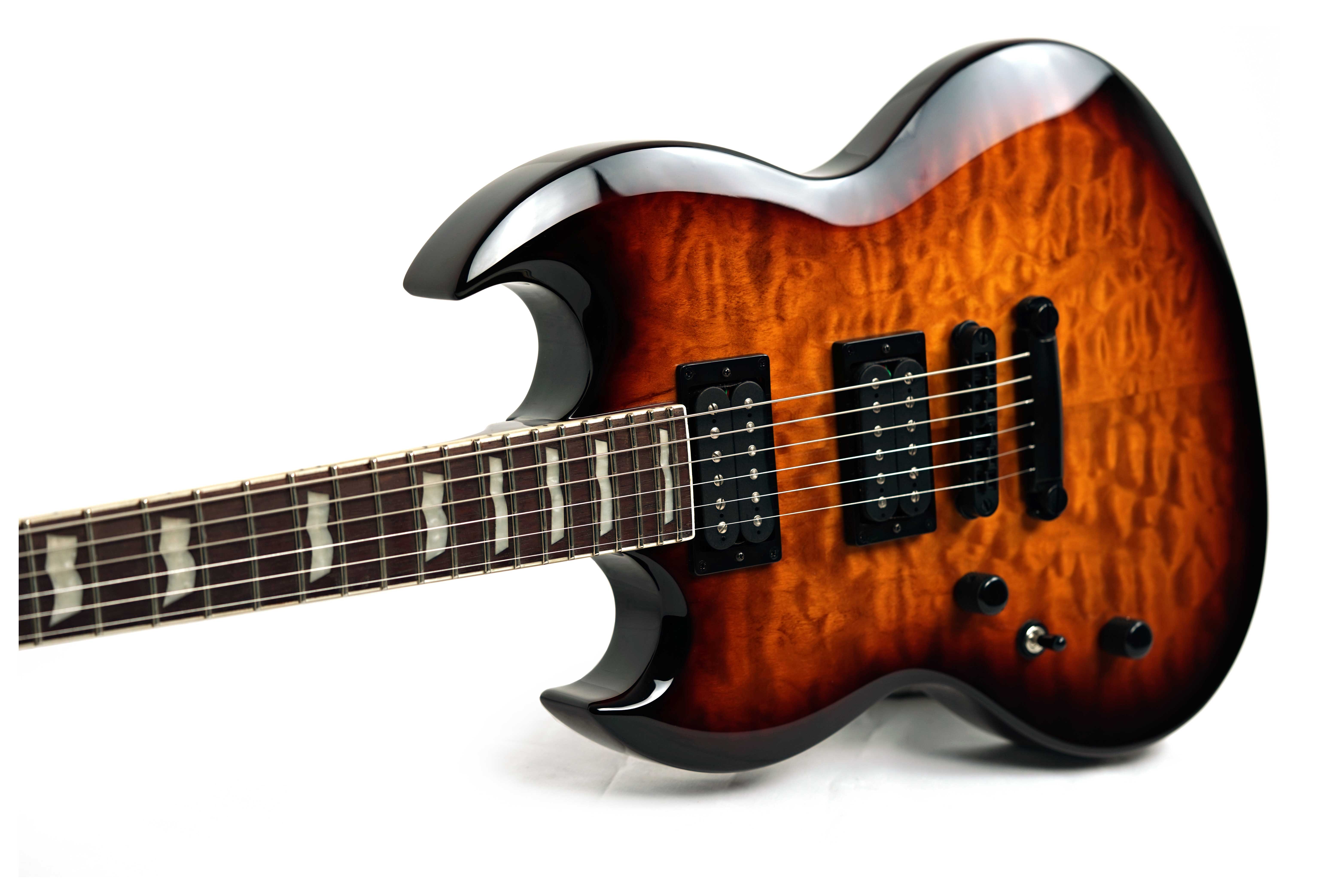 ESP LTD 2012 Viper-256 Dark Brown Sunburst Left Handed (Pre-Owned) #W123061109